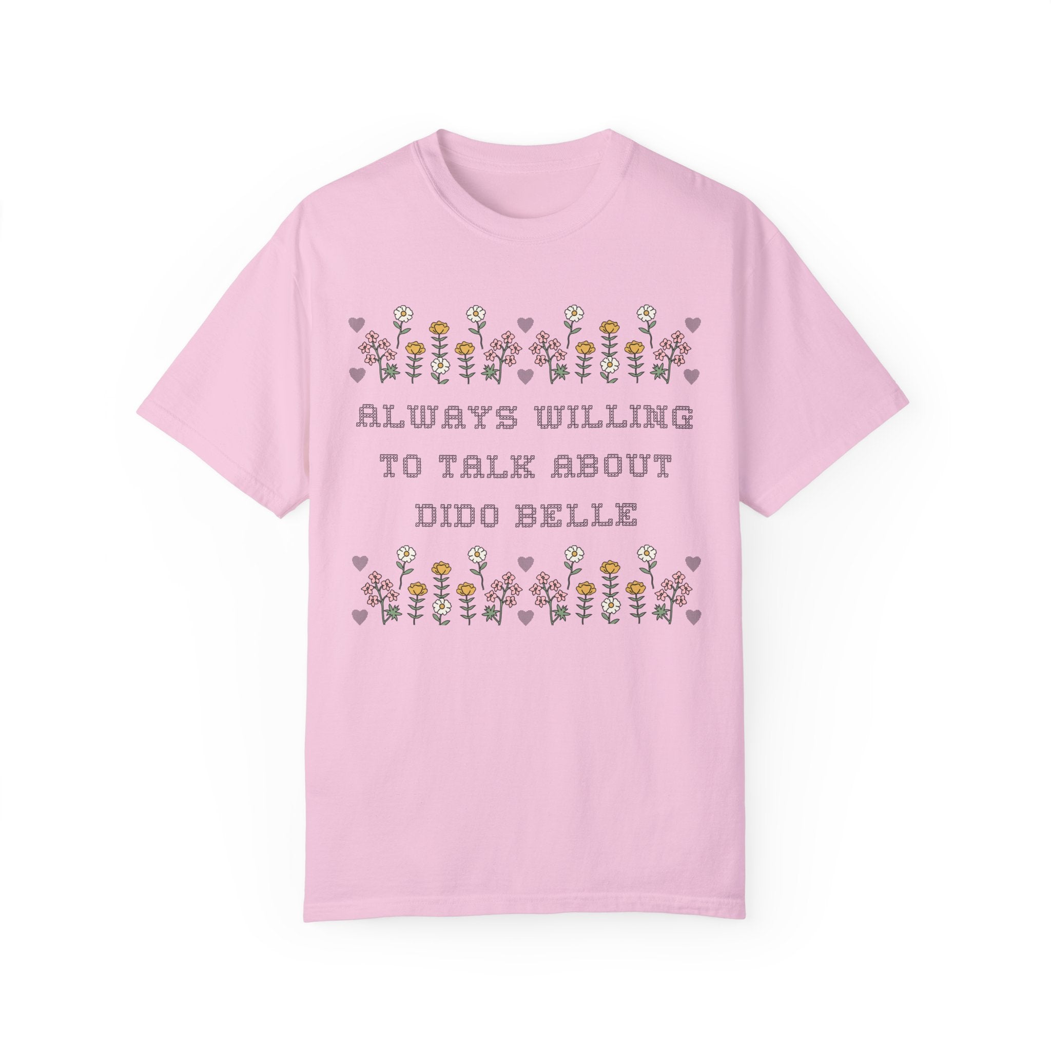 Floral History Tee Shirt: Always Willing to Talk About Dido Belle | Womens History Shirt, Gift for 18th Century English History Professor - Opal and June