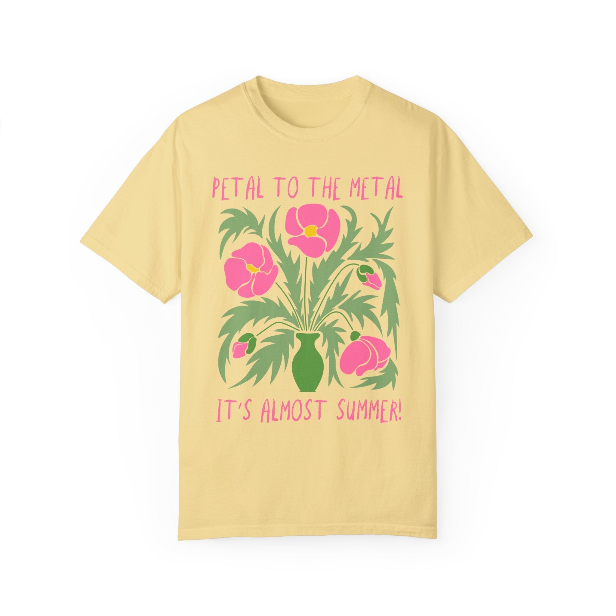 Floral Last Day of School Tee Shirt with Funny Saying, Last Week of School Almost Summer T-Shirt with Flowers, School Counselor or Librarian - Opal and June