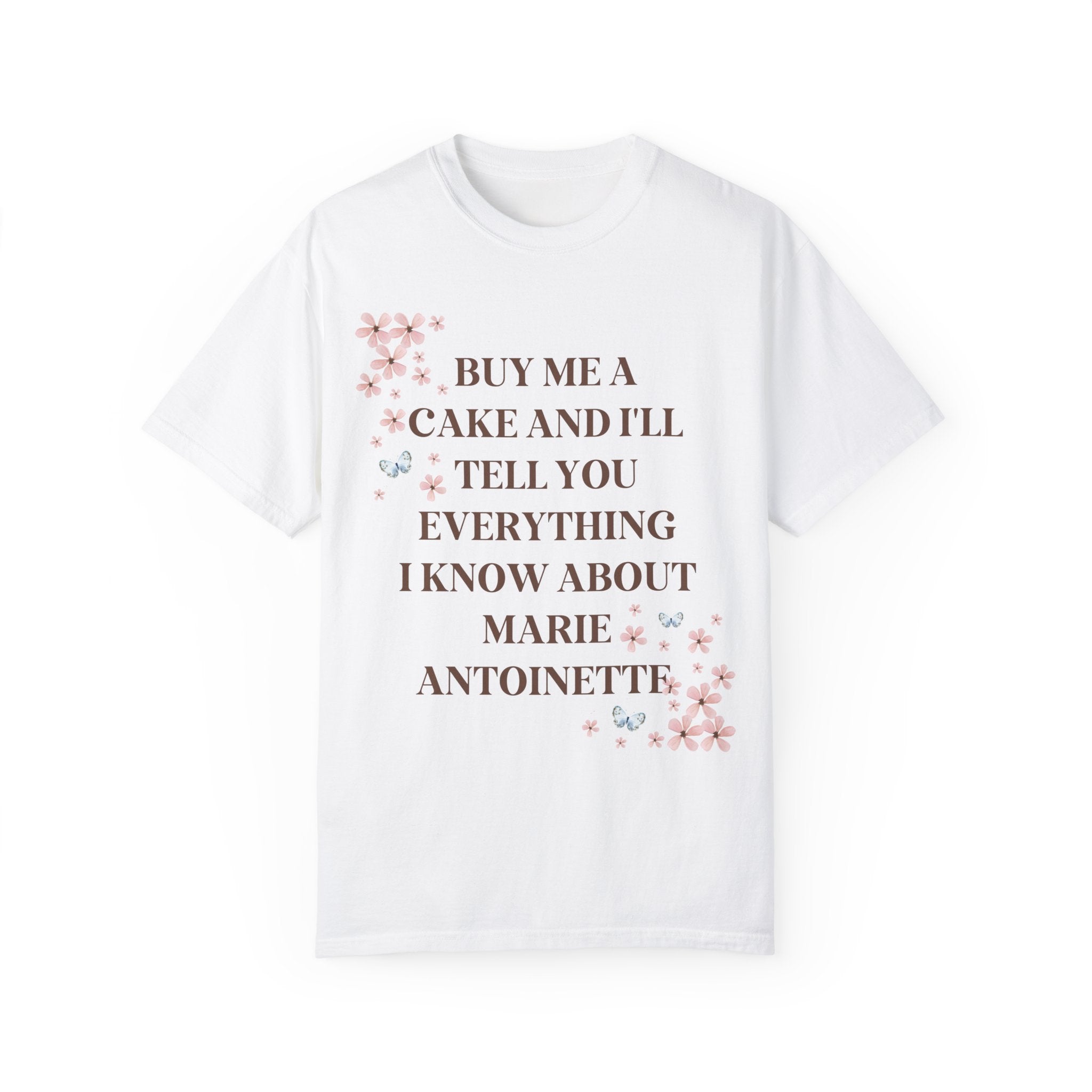 Floral Marie Antoinette History Merch - Opal and June