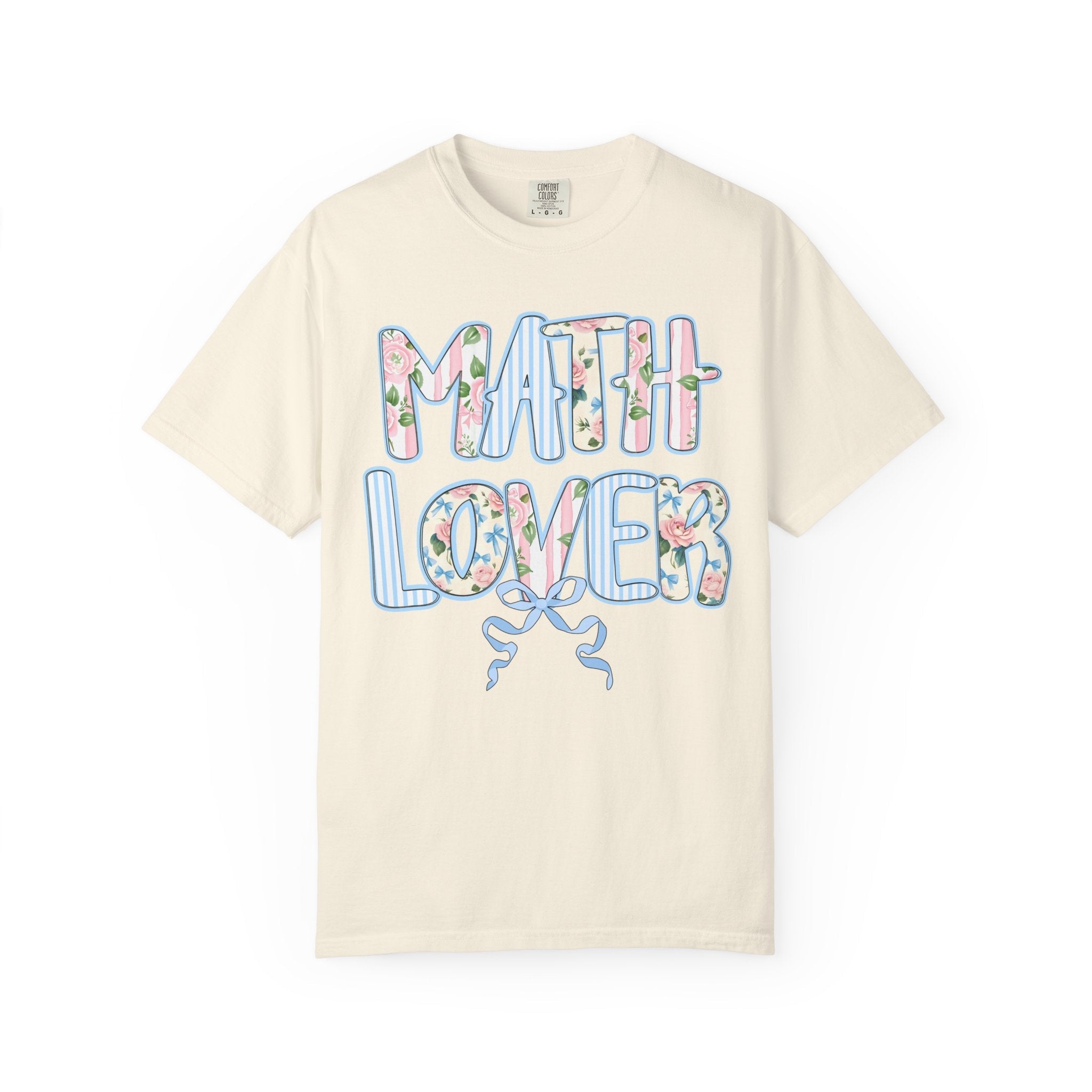 Floral Math Teacher Tee - Opal and June