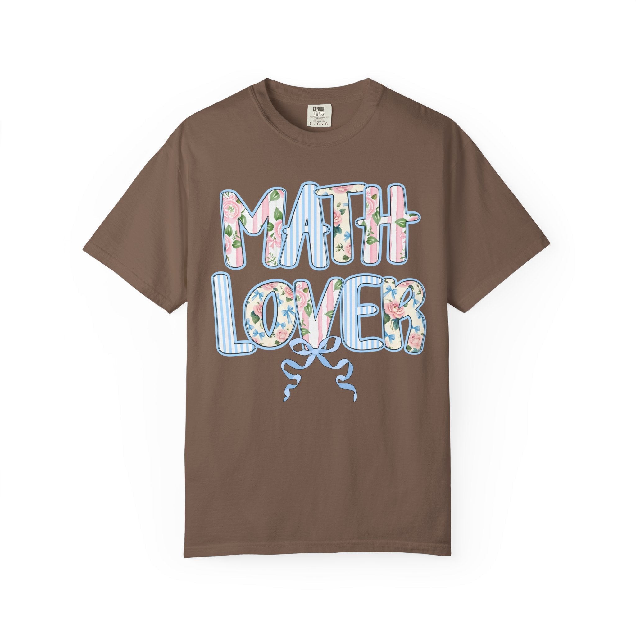 Floral Math Teacher Tee - Opal and June