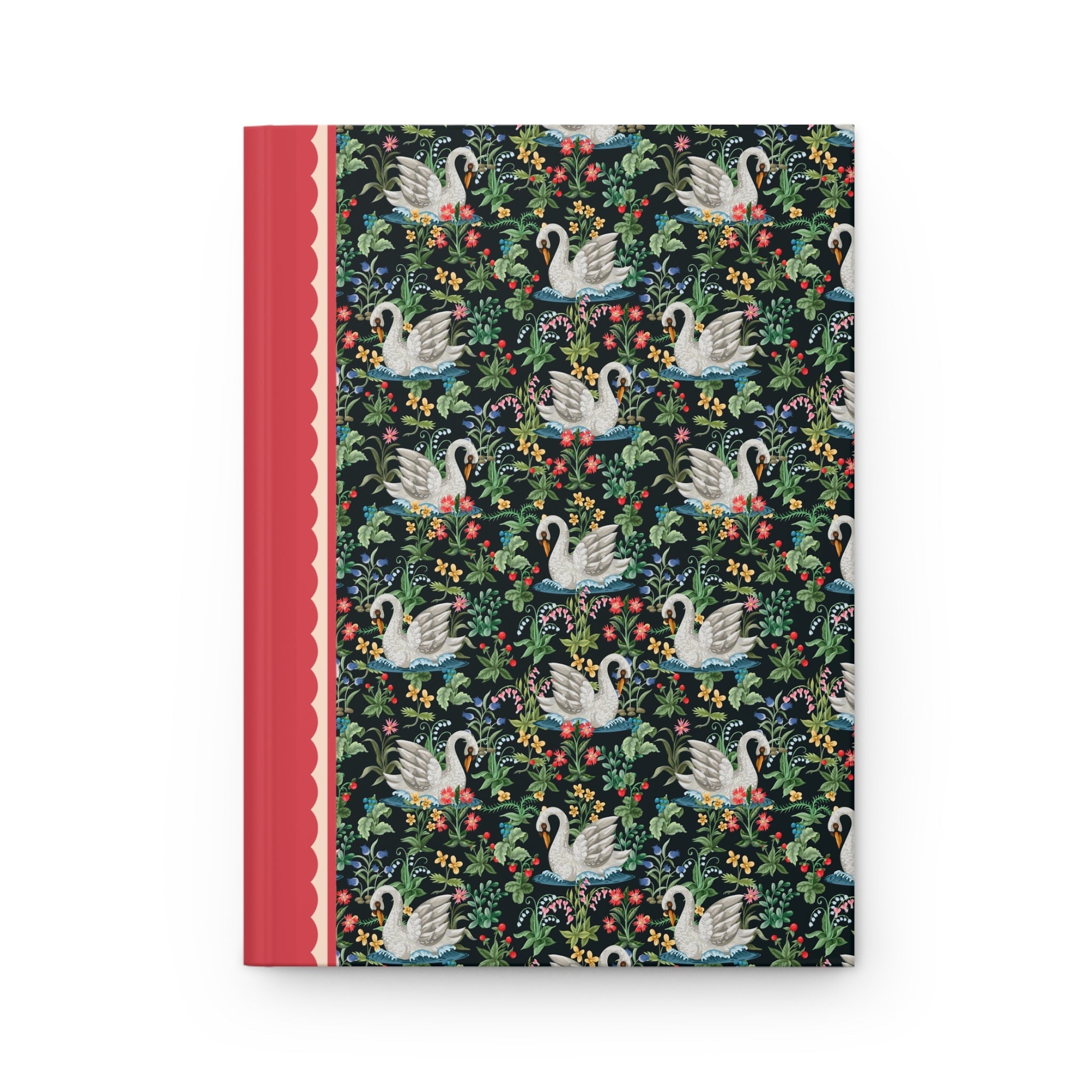 Floral Swan Notebook - Opal and June