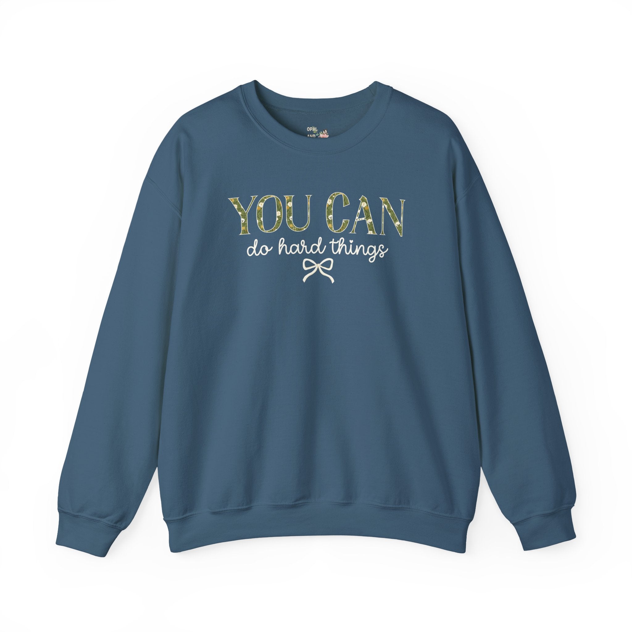 Floral Testing Day Sweatshirt for Third Grade Teacher, You Can Do Hard Things Teacher Crewneck for First Grade Crew or Second Grade Team - Opal and June