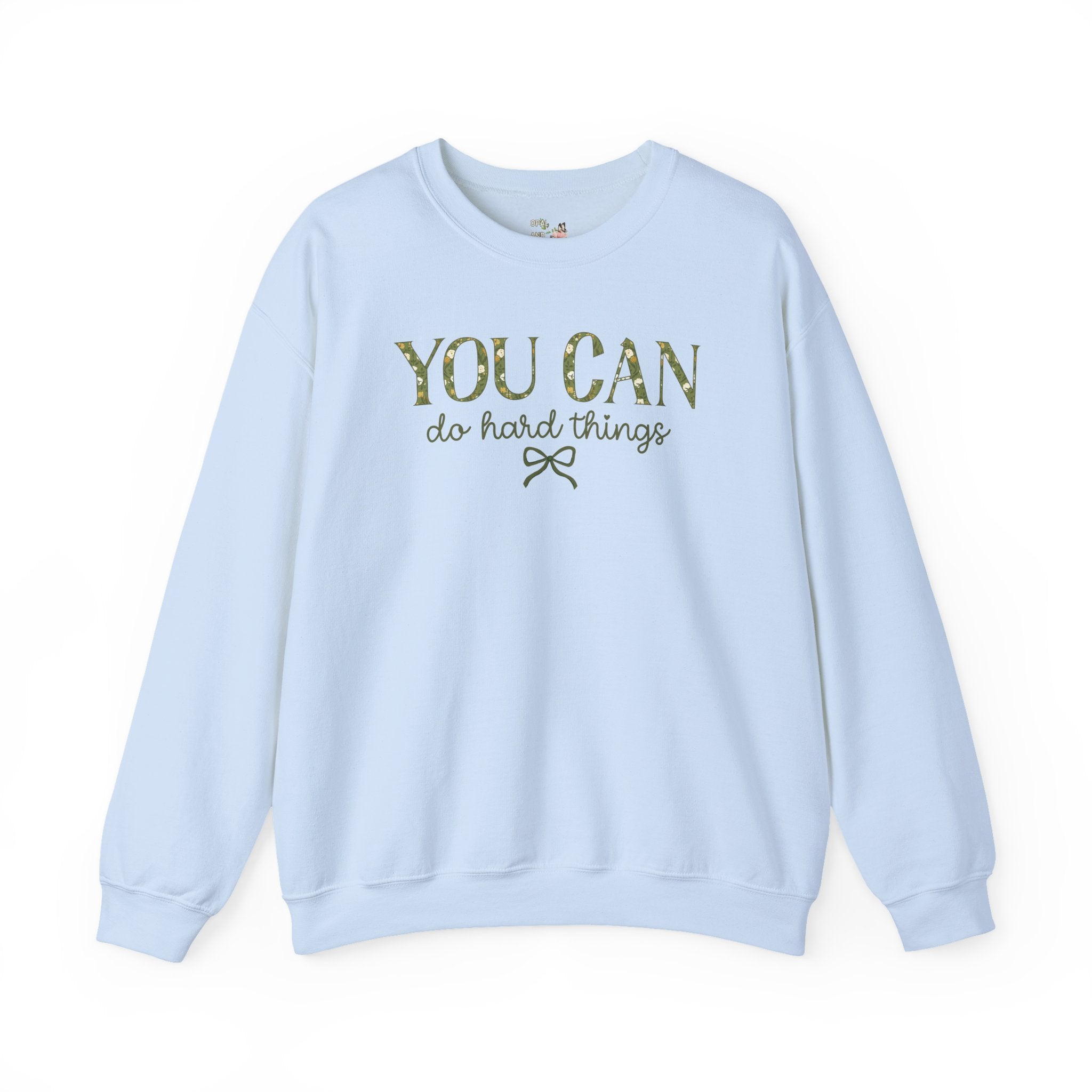 Floral Testing Day Sweatshirt for Third Grade Teacher, You Can Do Hard Things Teacher Crewneck for First Grade Crew or Second Grade Team - Opal and June