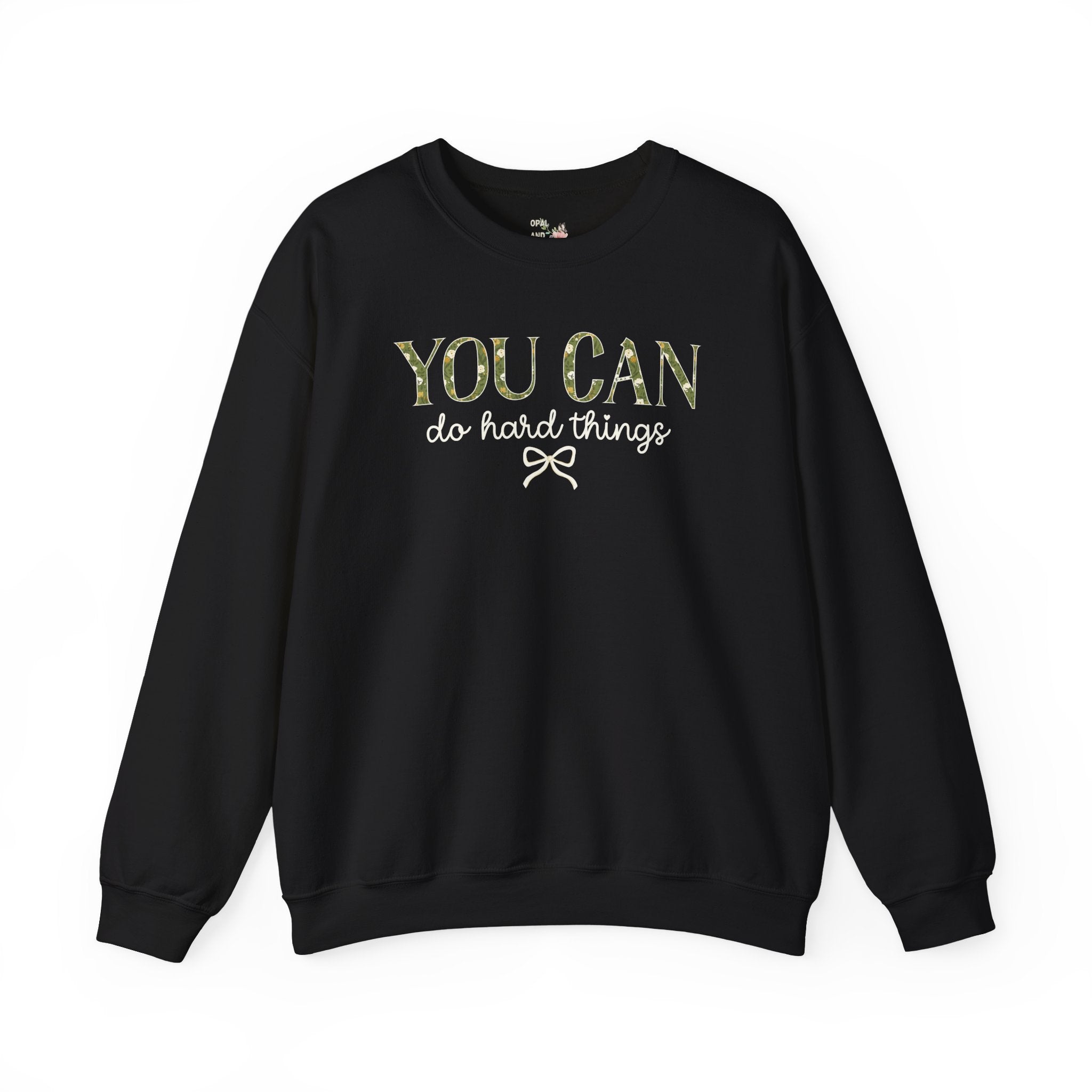 Floral Testing Day Sweatshirt for Third Grade Teacher, You Can Do Hard Things Teacher Crewneck for First Grade Crew or Second Grade Team - Opal and June