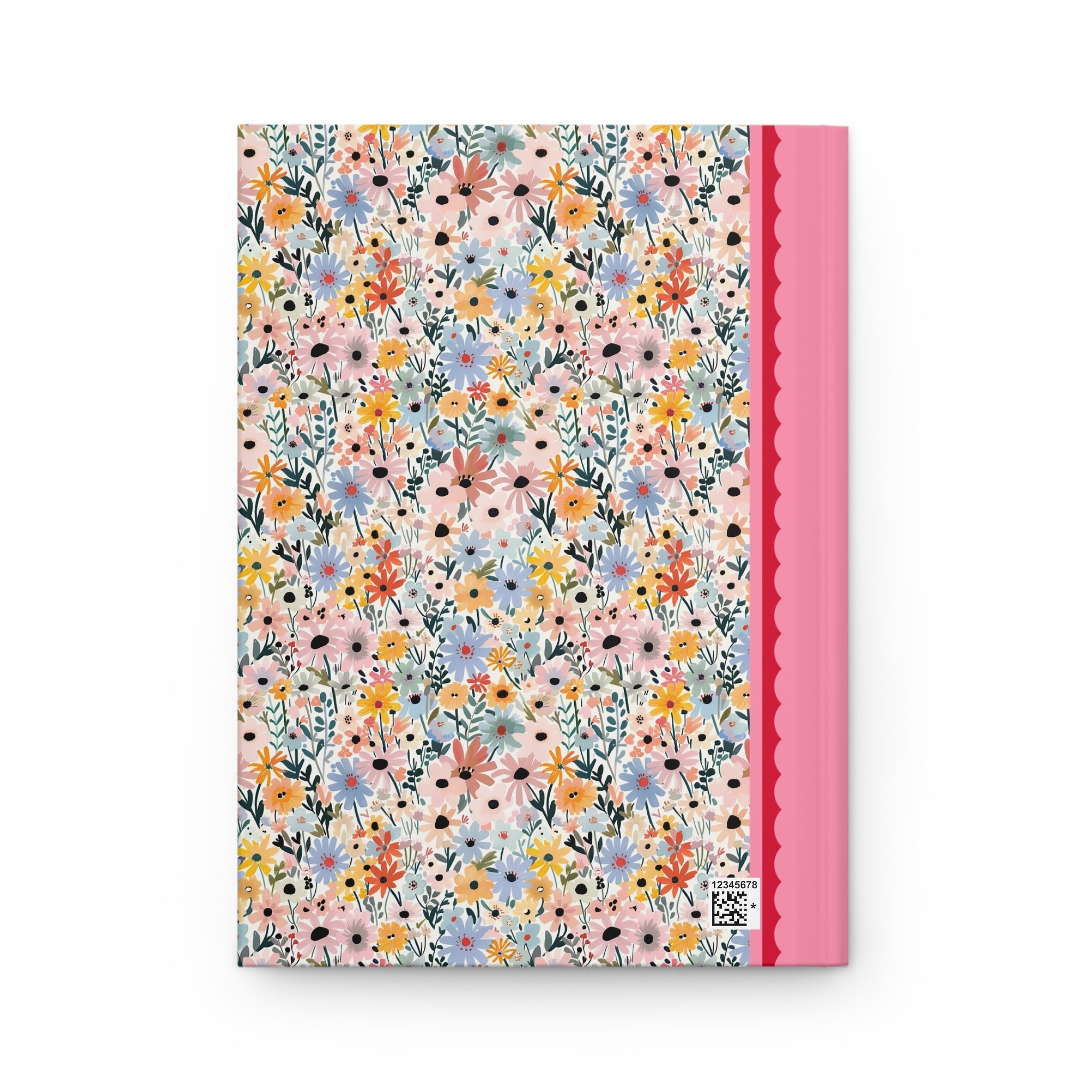 Floral The Horrors Persist But So Do I Hardcover Notebook, Cute Writing Gift for Teen Daughter or Mom Who Loves Writing, Funny Saying Gift for Sister - Opal and June