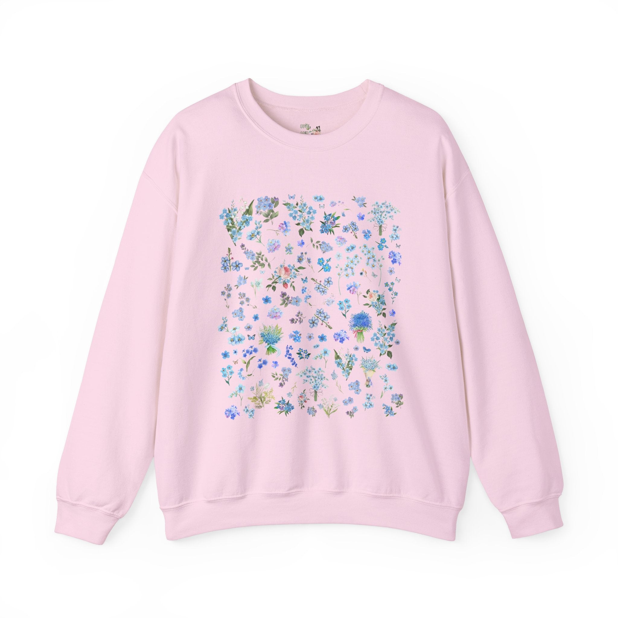 Forget Me Not Floral Sweatshirt - Opal and June