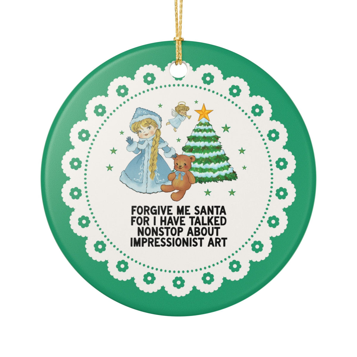 Forgive Me Santa for I Talked Nonstop About Impressionist Art - Opal and June