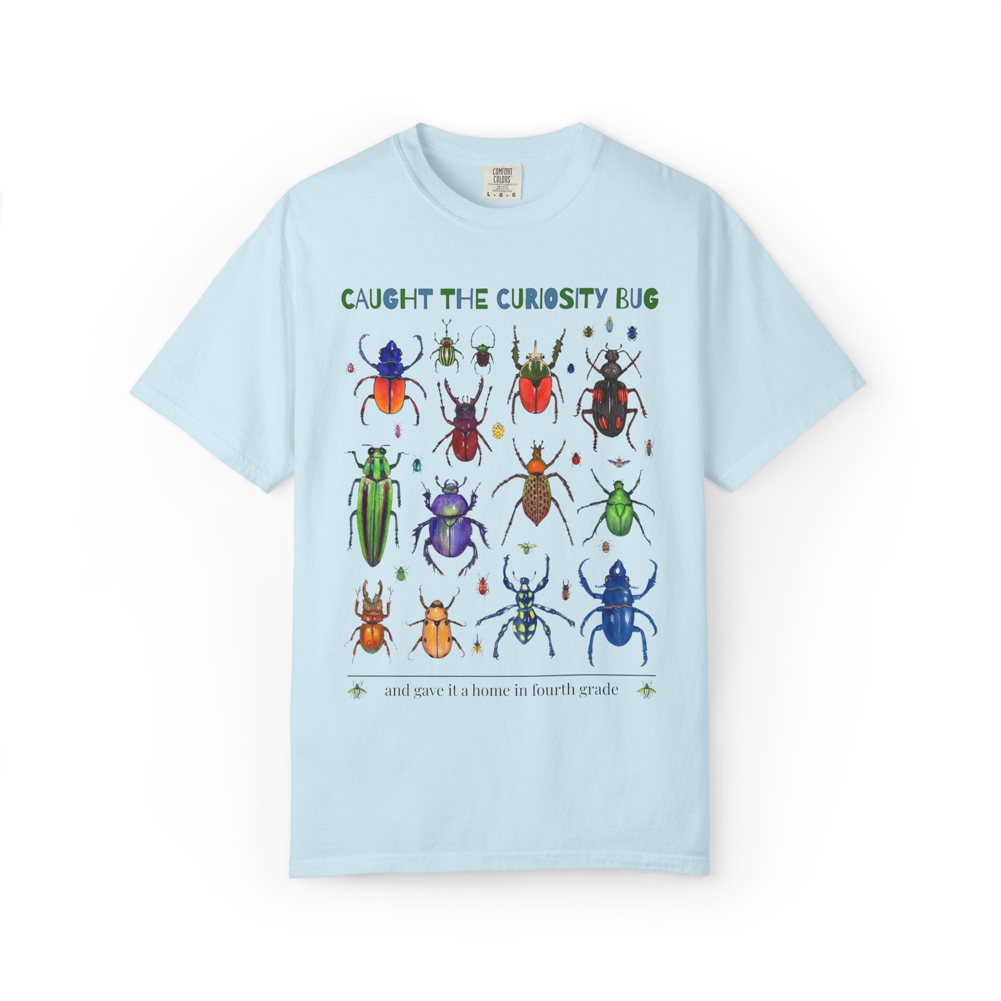 Fourth Grade Insect Teacher T-Shirt for Teachers Who Love Bugs, Silly Matching Teacher T-Shirt with Bugs, Cute Entomology Teacher Tee - Opal and June