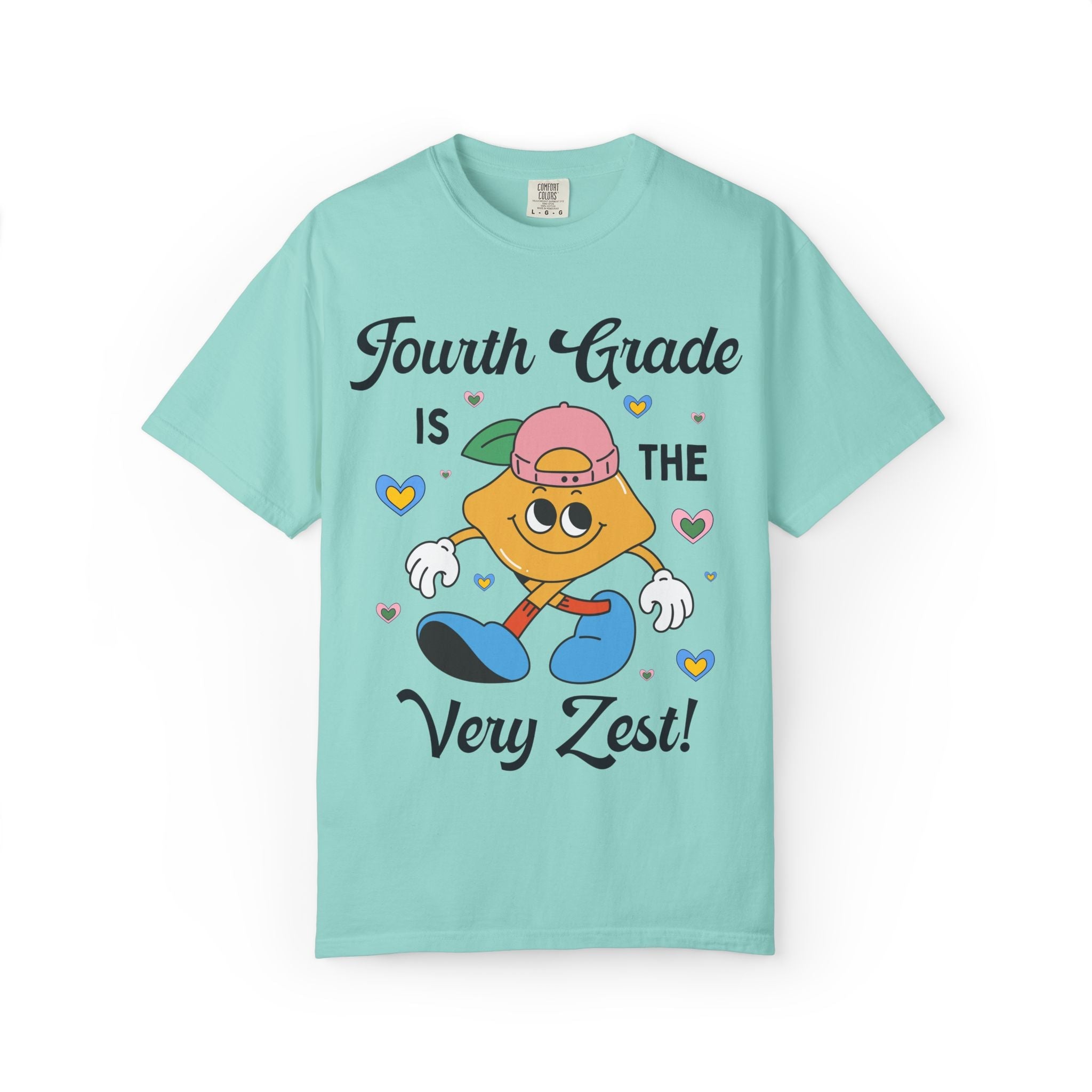 Fourth Grade is The Very Zest: Matching Teacher T-Shirt for Meet the Teacher Night or Back to School - Opal and June