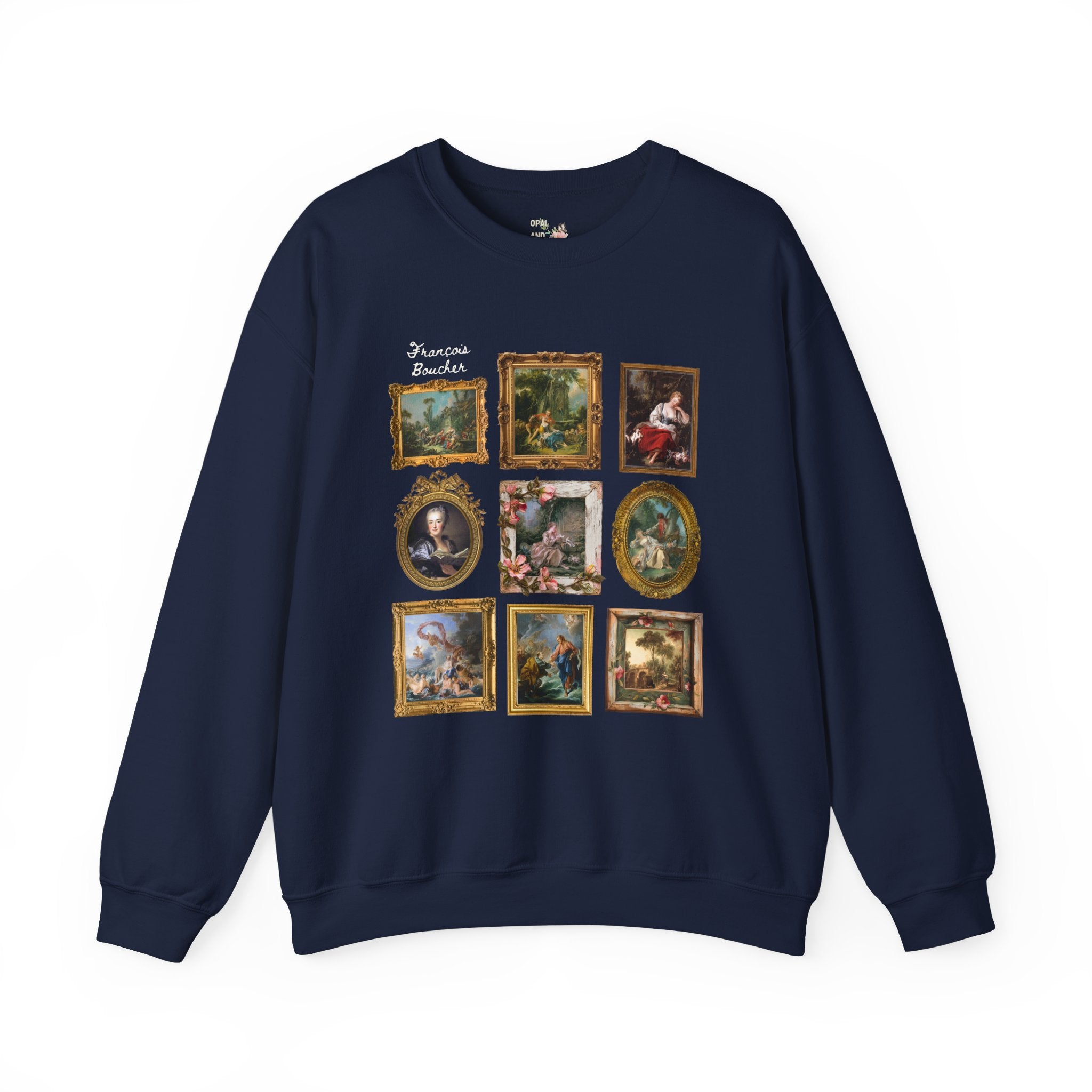 François Boucher Rococo Art History Sweatshirt, Famous 18th Century Paintings, French History, Humanities Major Graduation Gift, Art Teacher - Opal and June
