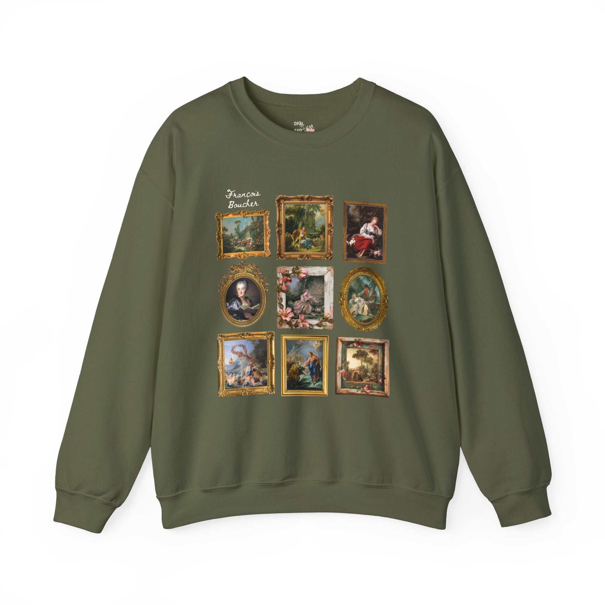 François Boucher Rococo Art History Sweatshirt, Famous 18th Century Paintings, French History, Humanities Major Graduation Gift, Art Teacher - Opal and June