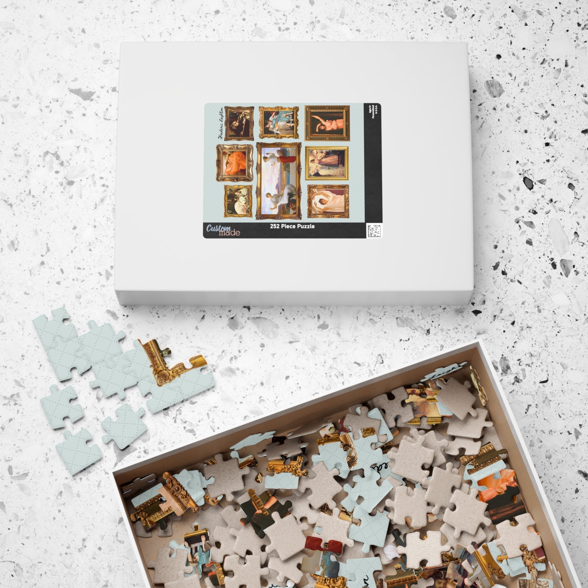 Frederic Leighton Art History Puzzle: Famous Paintings - Opal and June