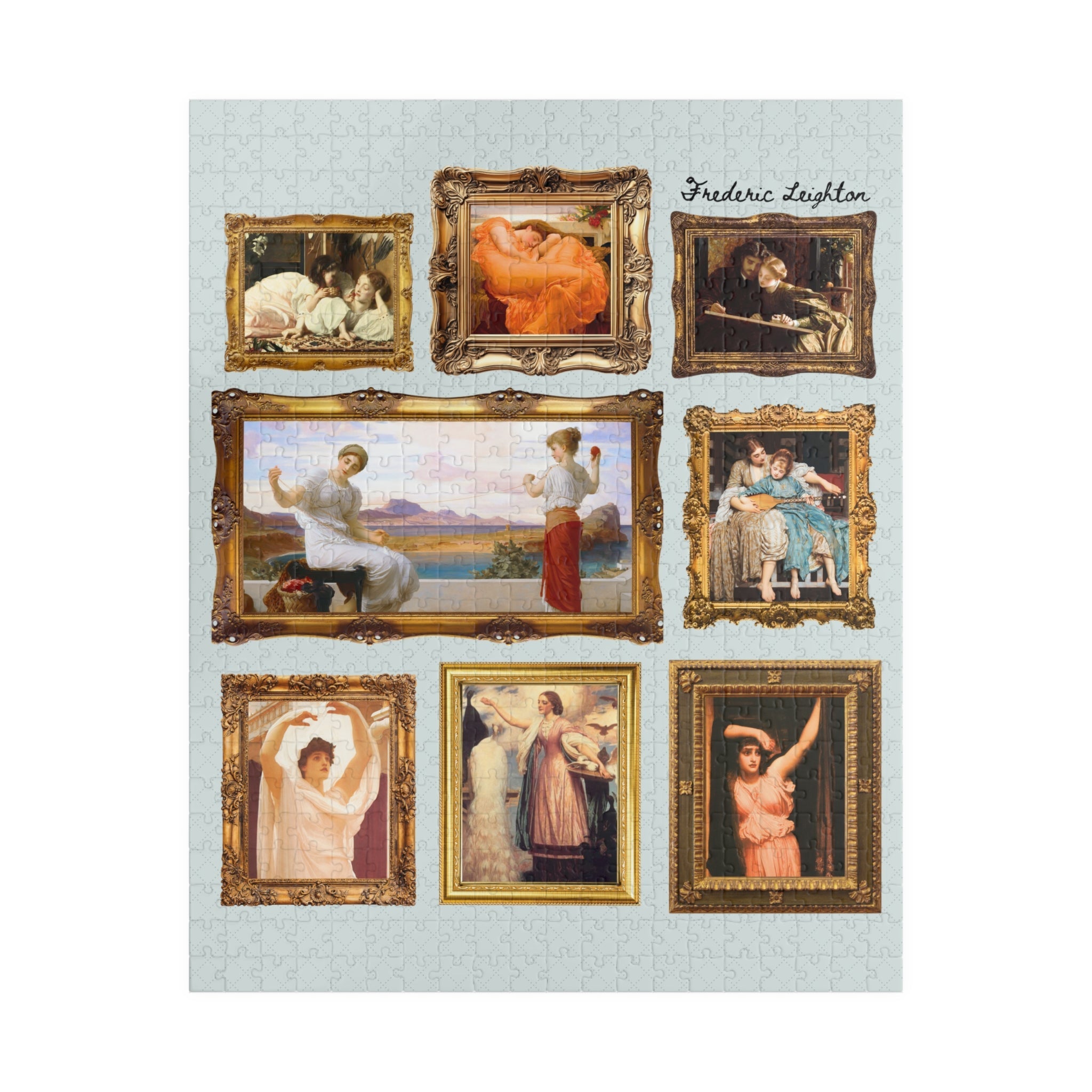 Frederic Leighton Art History Puzzle: Famous Paintings - Opal and June