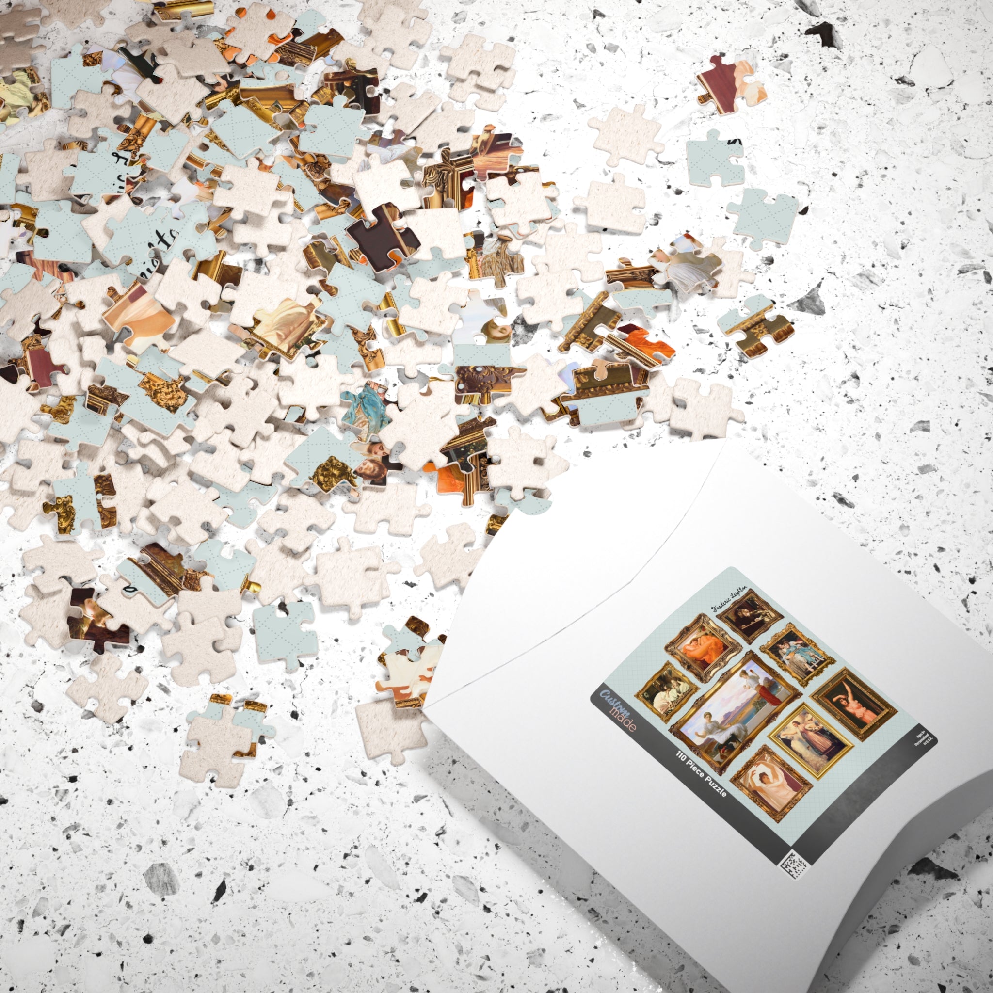 Frederic Leighton Art History Puzzle: Famous Paintings - Opal and June