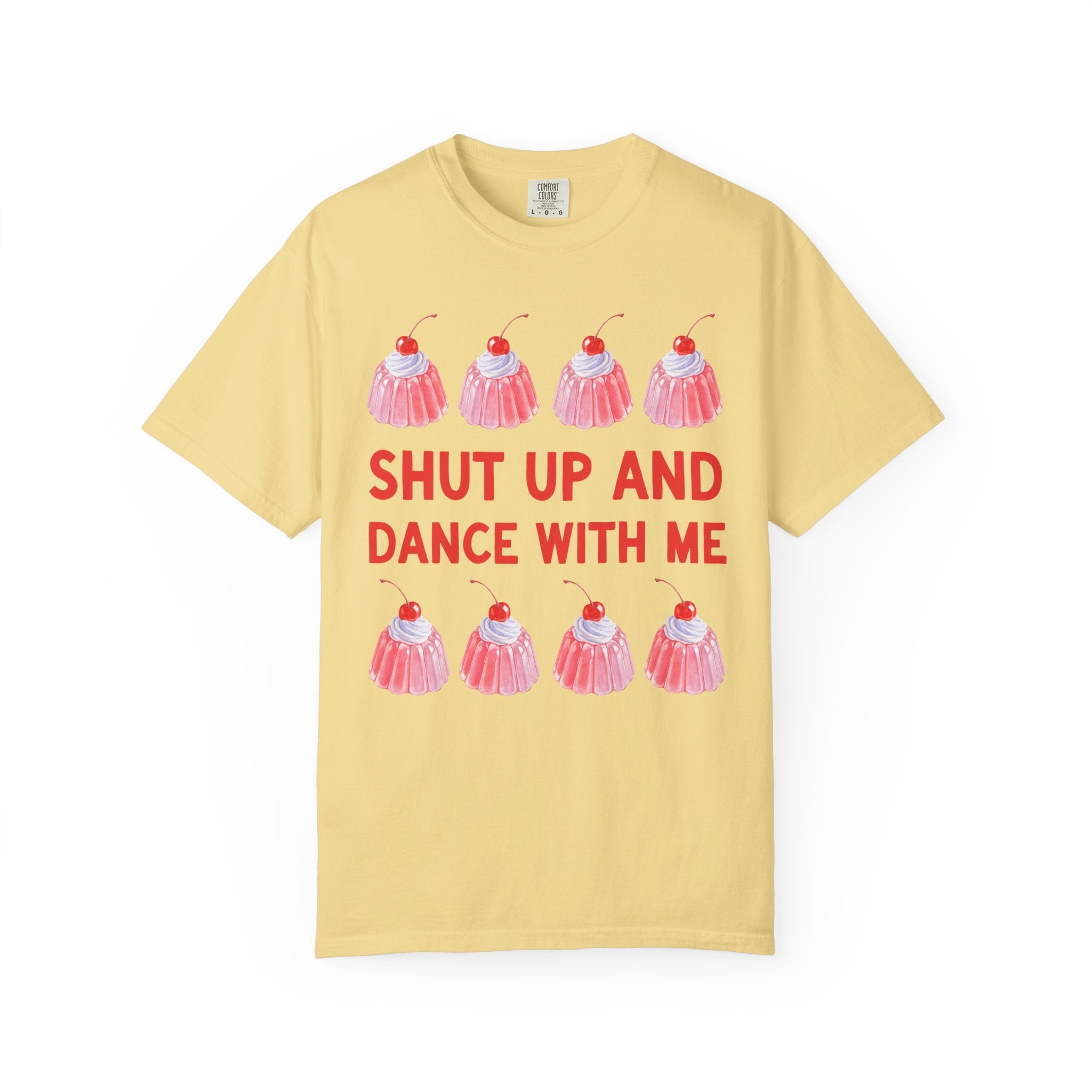Funky Bachelorette Tee Shirt with Cherries: Shut Up and Marry Me Funny Bridal Party or Matching Bridesmaids T-Shirt for Bachelorette Weekend - Opal and June