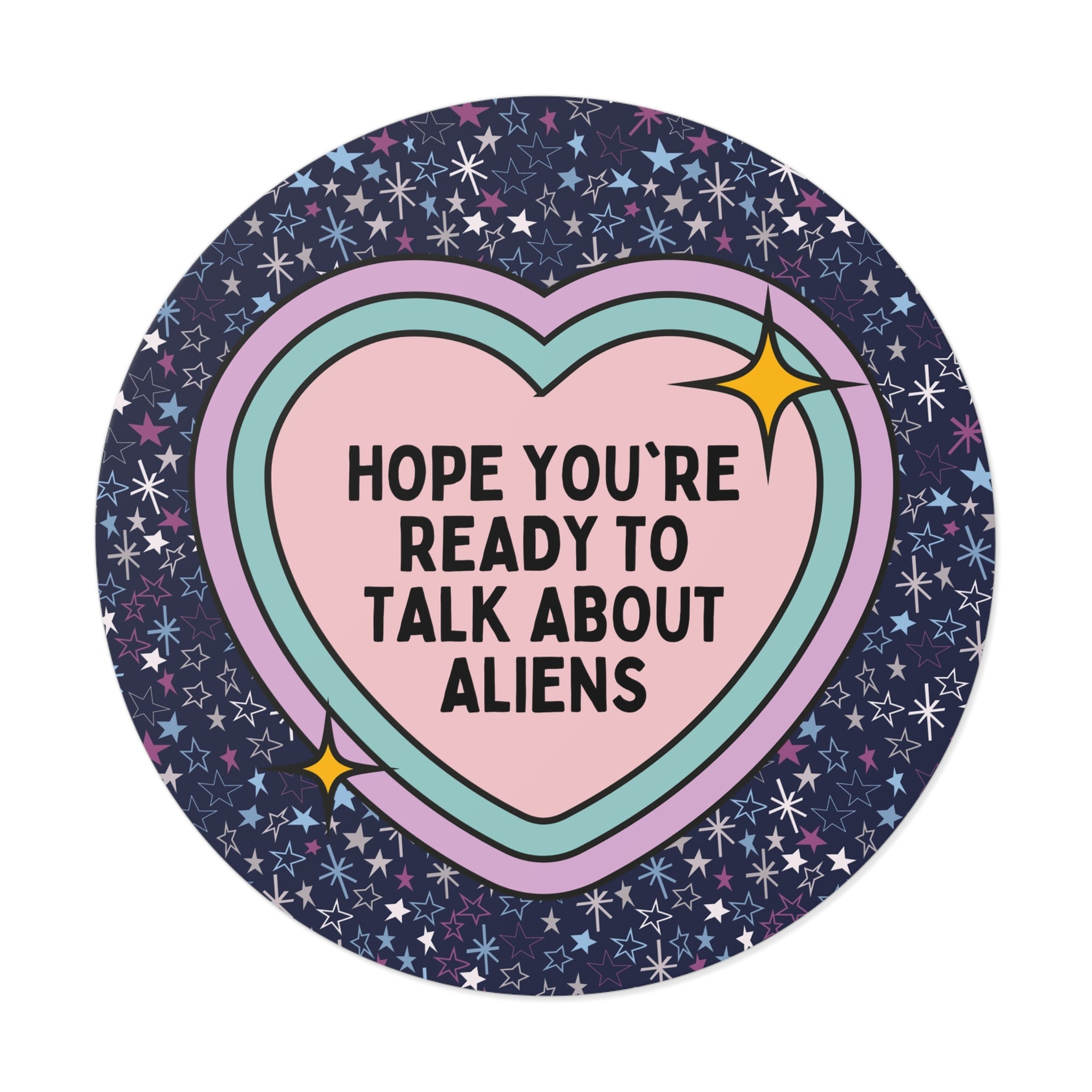 Funny Alien Sticker - Opal and June