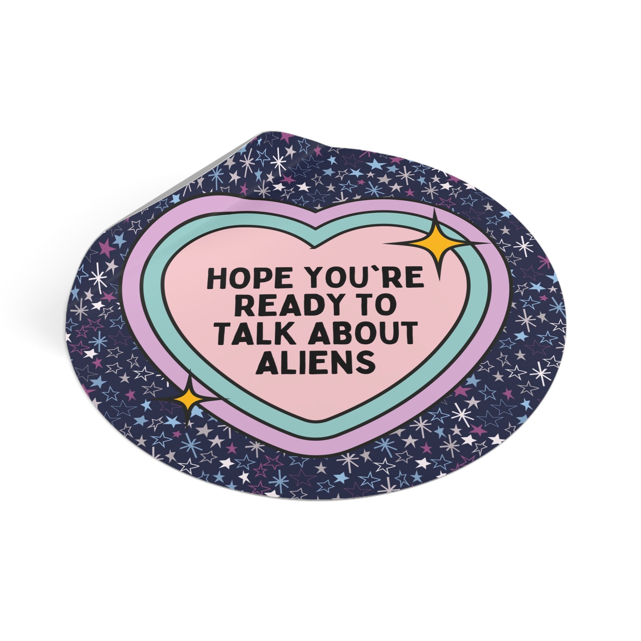 Funny Alien Sticker - Opal and June