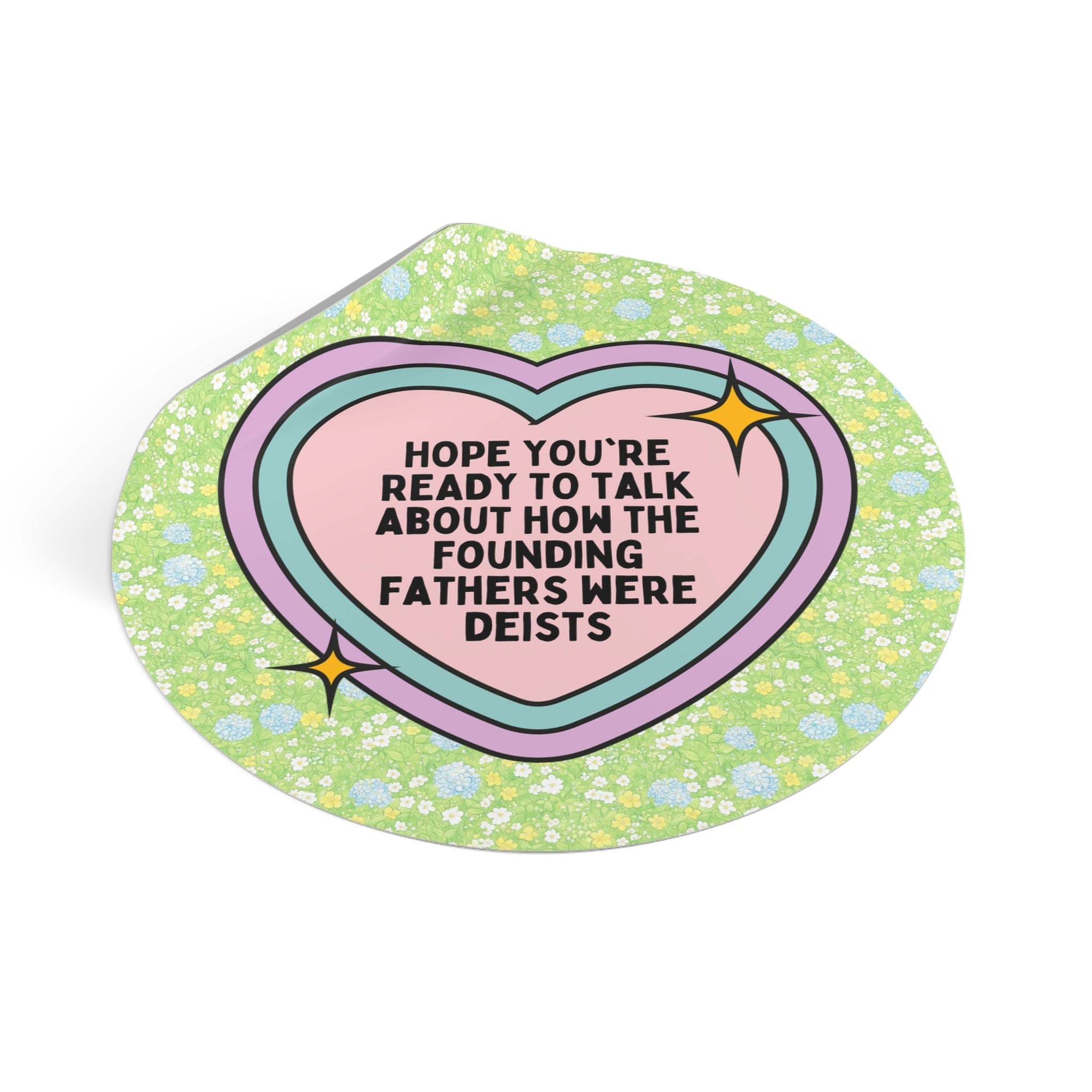 Funny American History Sticker, Revolutionary War US History Sticker for History Buff, 18th Century History Professor, History Major Gift - Opal and June