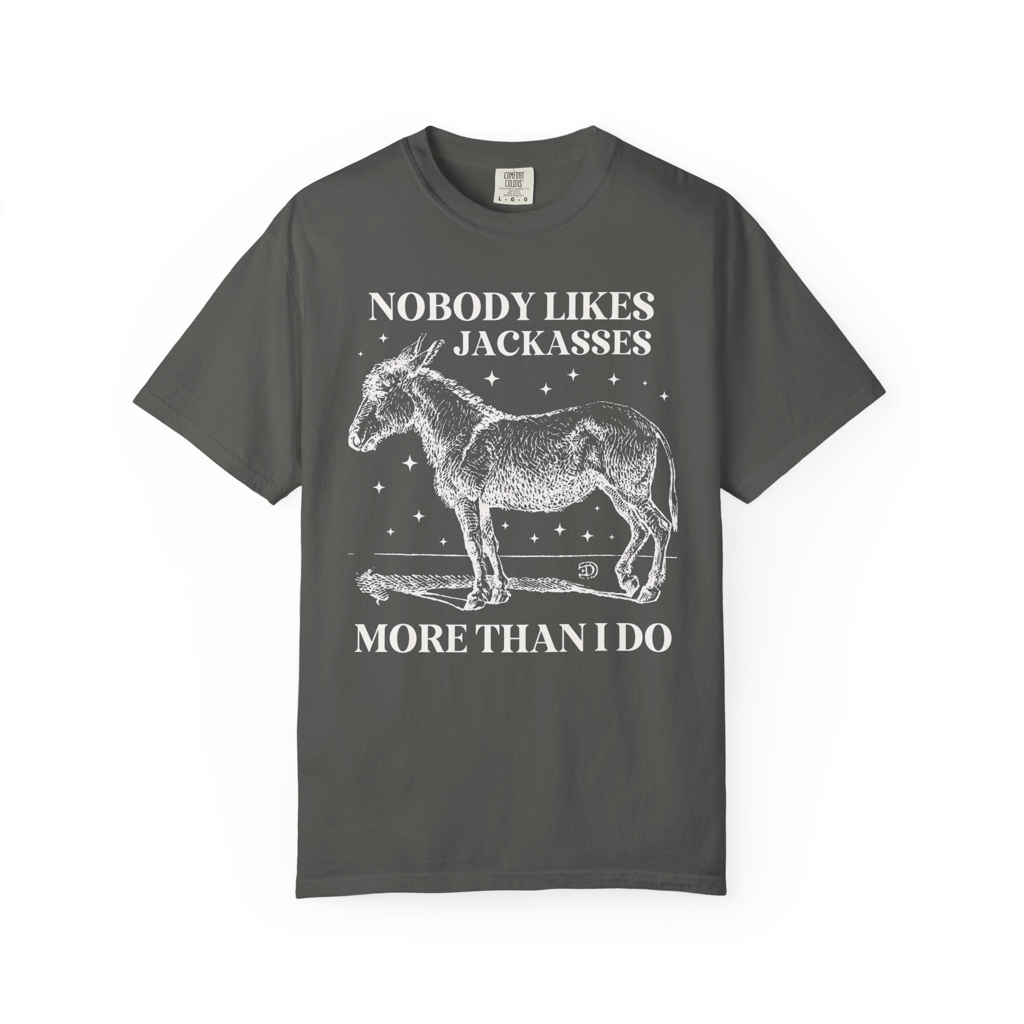 Funny Animal Lover Tee Shirt for Friend Who Loves Donkeys, Silly Donkey Lover Gift for Dad, Funny Sarcastic Present for Sister or Brother - Opal and June