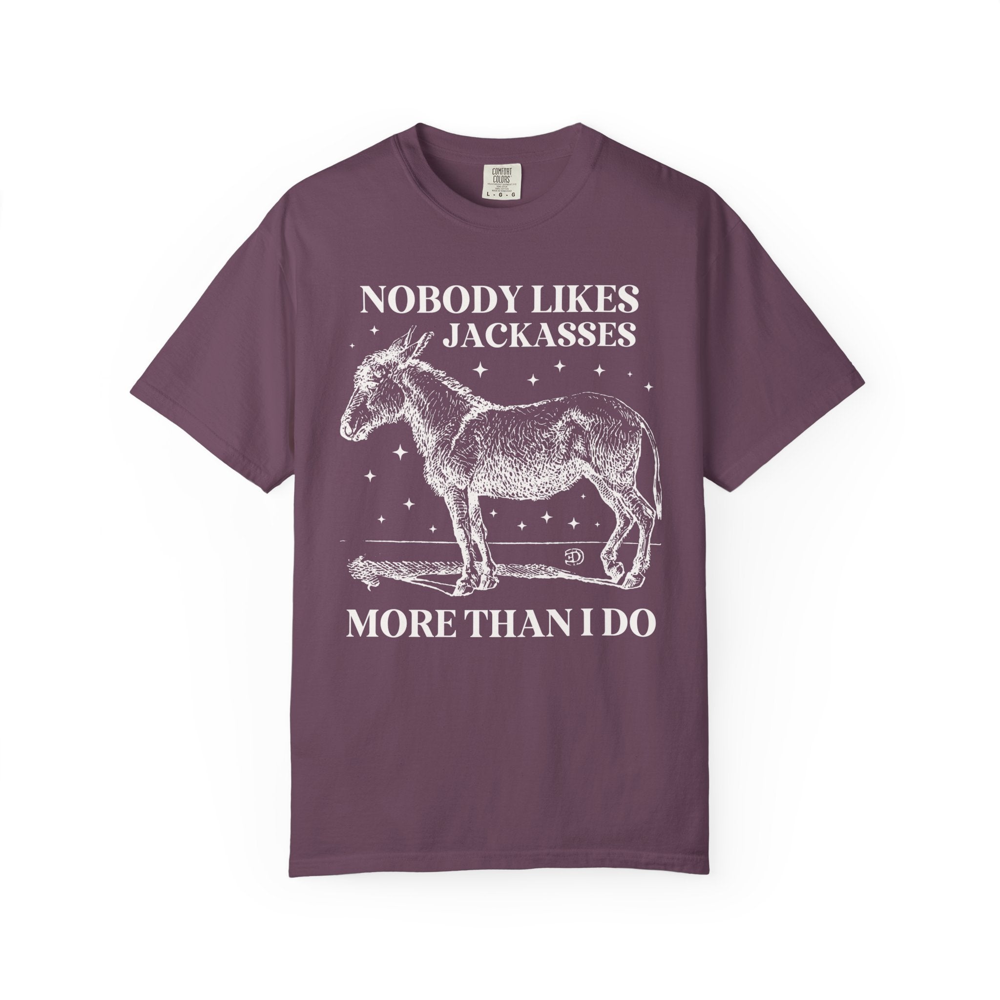 Funny Animal Lover Tee Shirt for Friend Who Loves Donkeys, Silly Donkey Lover Gift for Dad, Funny Sarcastic Present for Sister or Brother - Opal and June