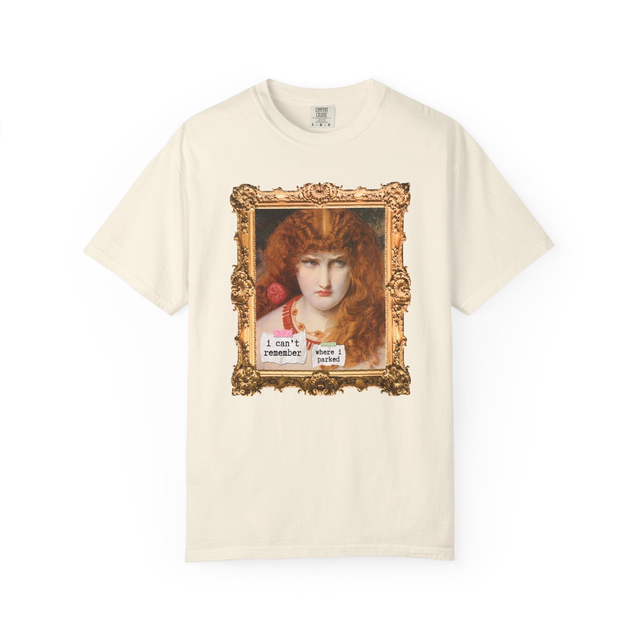 Funny Anxious or New Driver Tee Shirt for Sixteenth Birthday: I Can't Remember Where I Parked, Helen of Troy Painting by Frederick Sandys - Opal and June