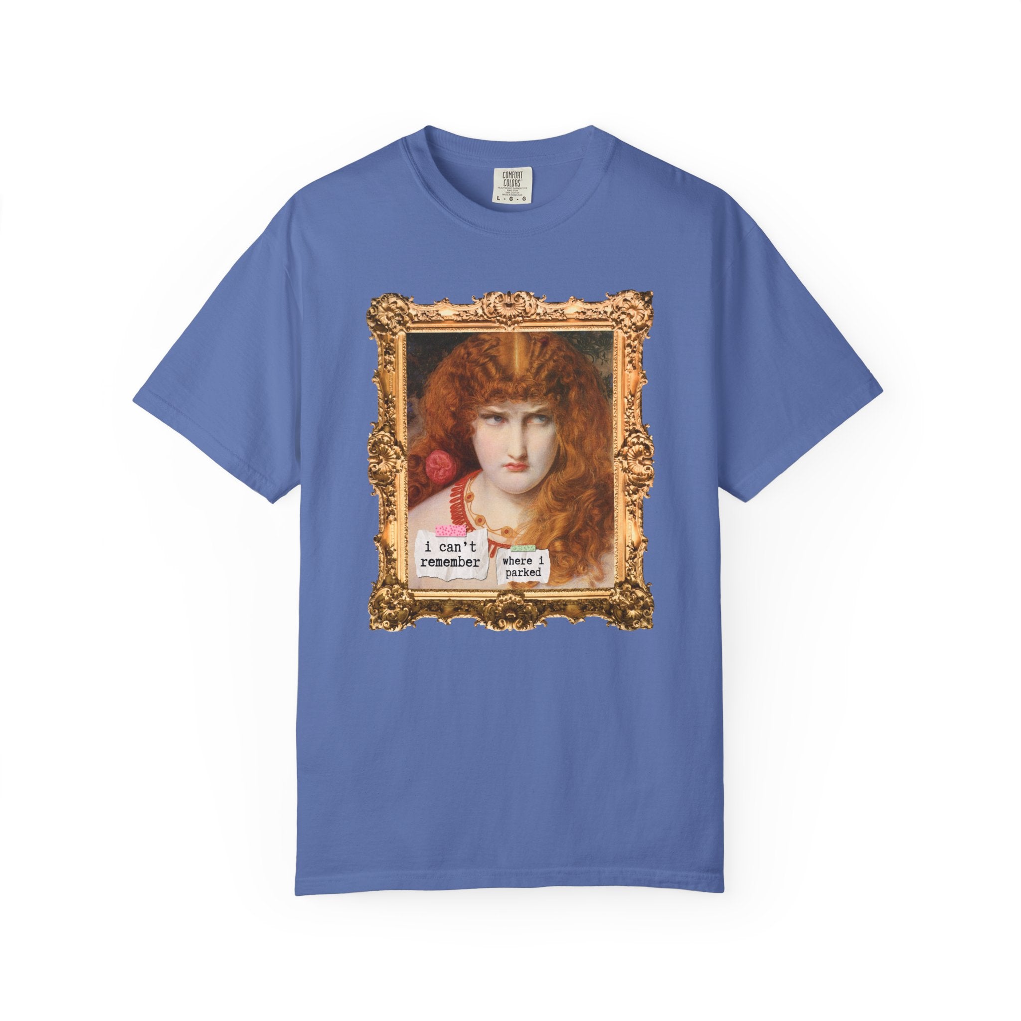 Funny Anxious or New Driver Tee Shirt for Sixteenth Birthday: I Can't Remember Where I Parked, Helen of Troy Painting by Frederick Sandys - Opal and June