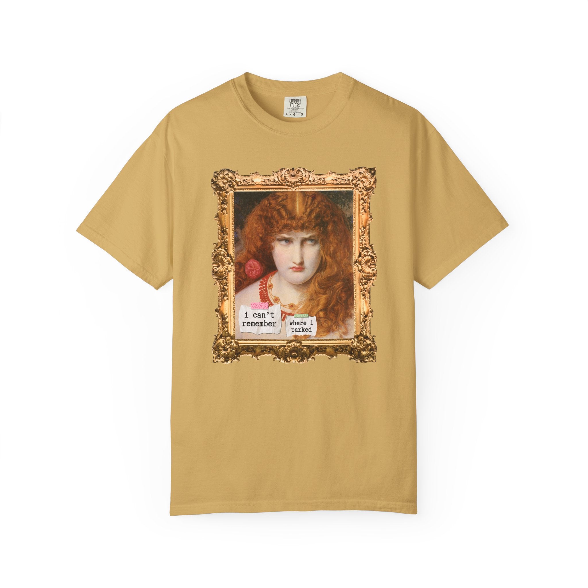 Funny Anxious or New Driver Tee Shirt for Sixteenth Birthday: I Can't Remember Where I Parked, Helen of Troy Painting by Frederick Sandys - Opal and June