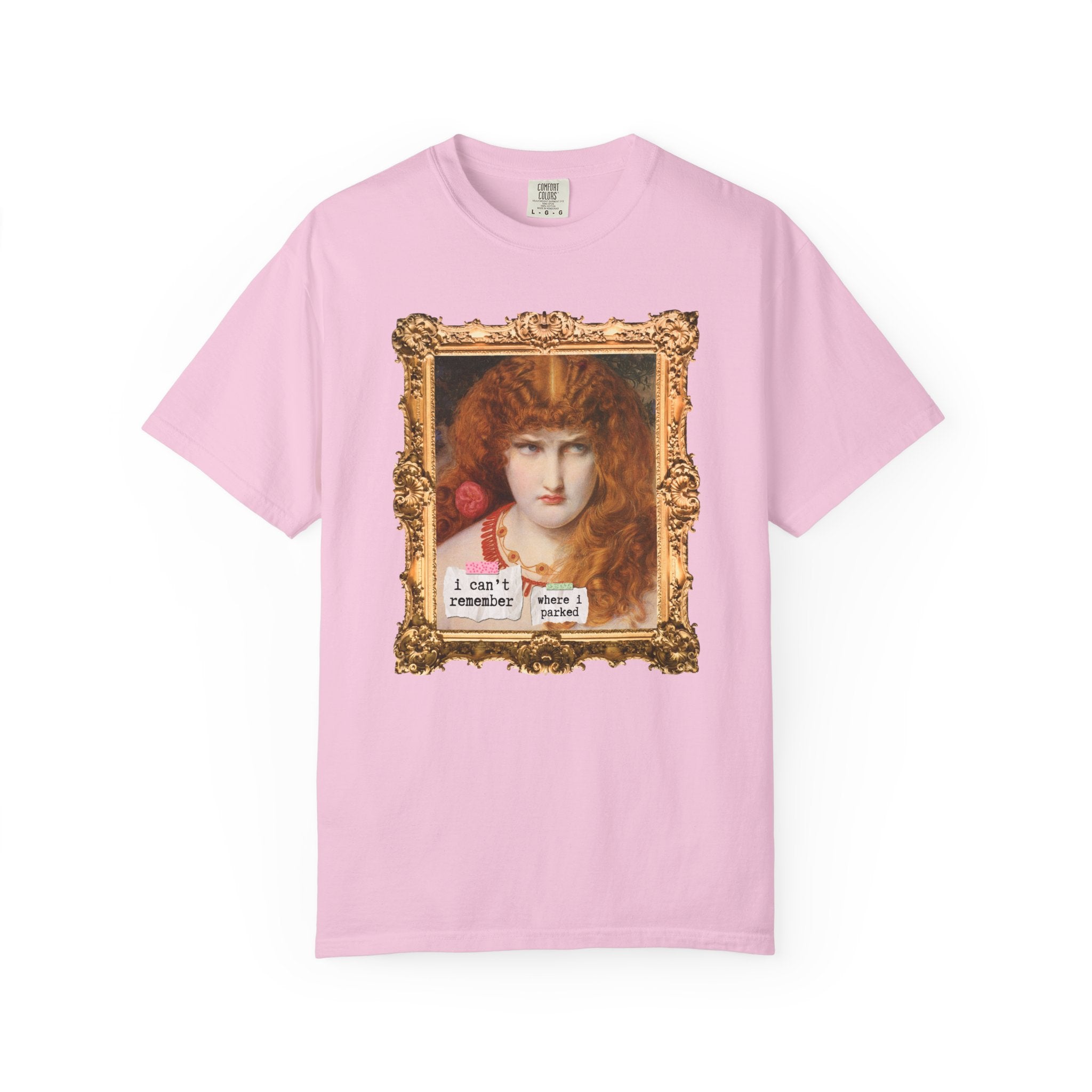 Funny Anxious or New Driver Tee Shirt for Sixteenth Birthday: I Can't Remember Where I Parked, Helen of Troy Painting by Frederick Sandys - Opal and June
