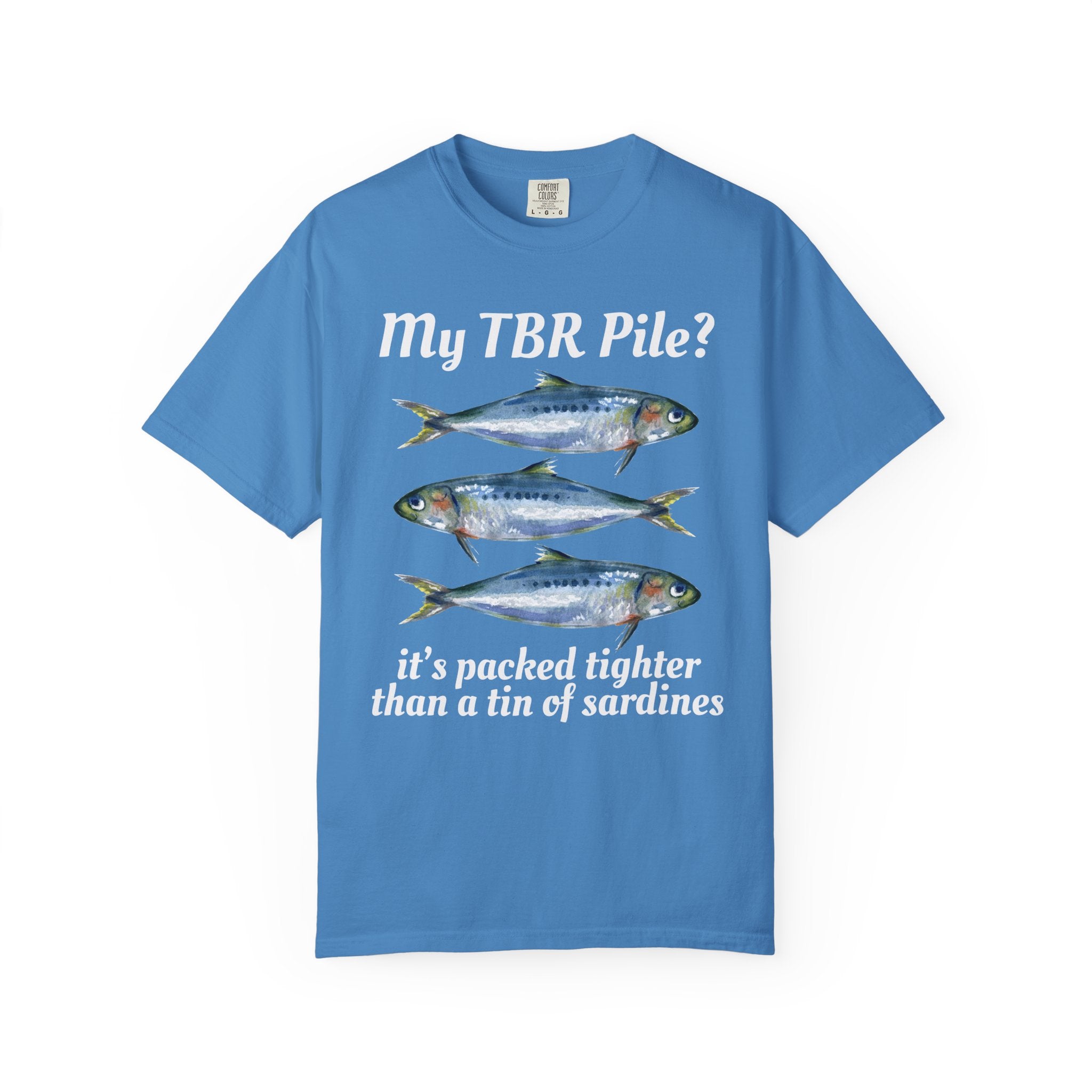 Funny Book Lover Gift Idea for Reader Who Loves Sardines or Fishing, Cute Reading or High School English Teacher, Literature Professor Gift - Opal and June