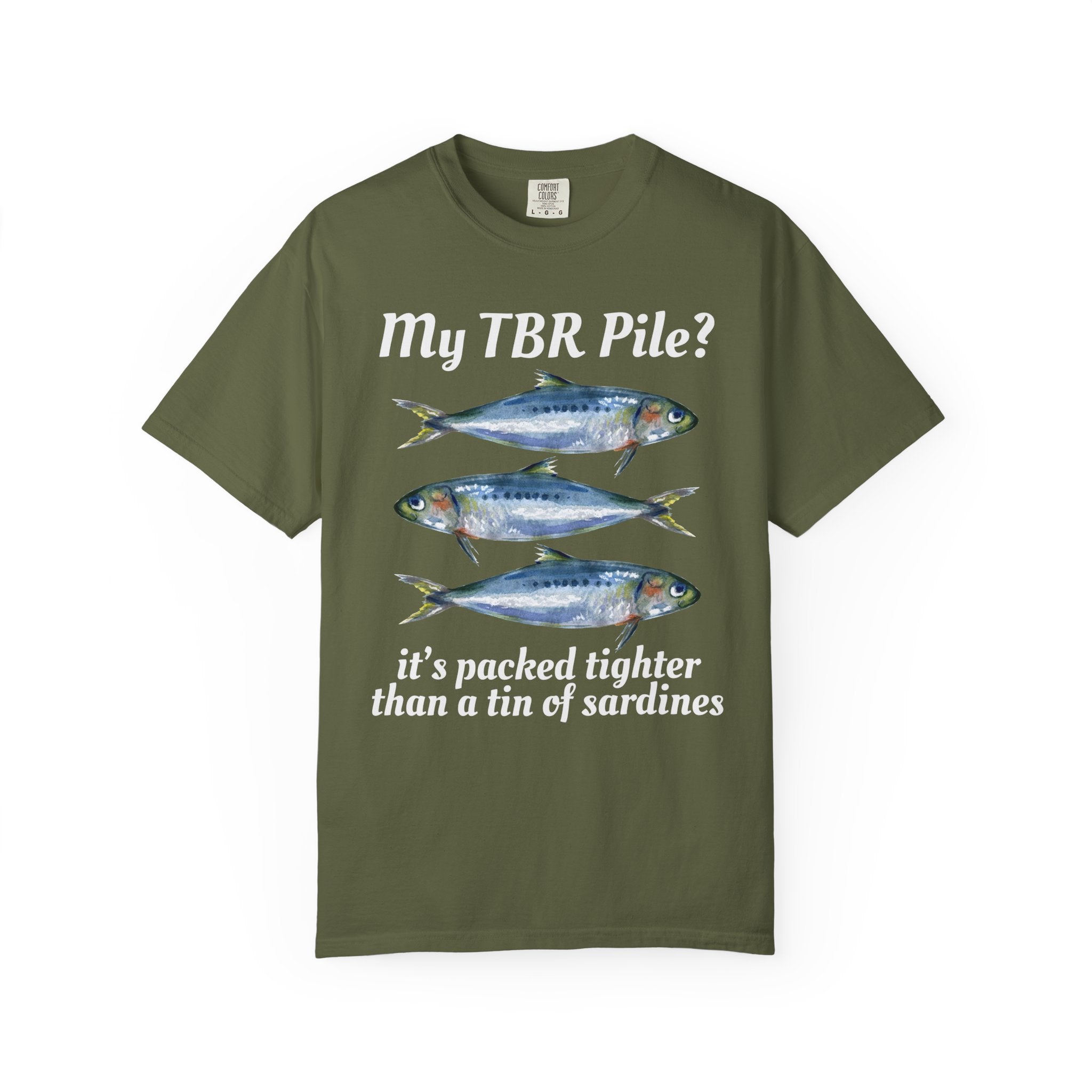 Funny Book Lover Gift Idea for Reader Who Loves Sardines or Fishing, Cute Reading or High School English Teacher, Literature Professor Gift - Opal and June