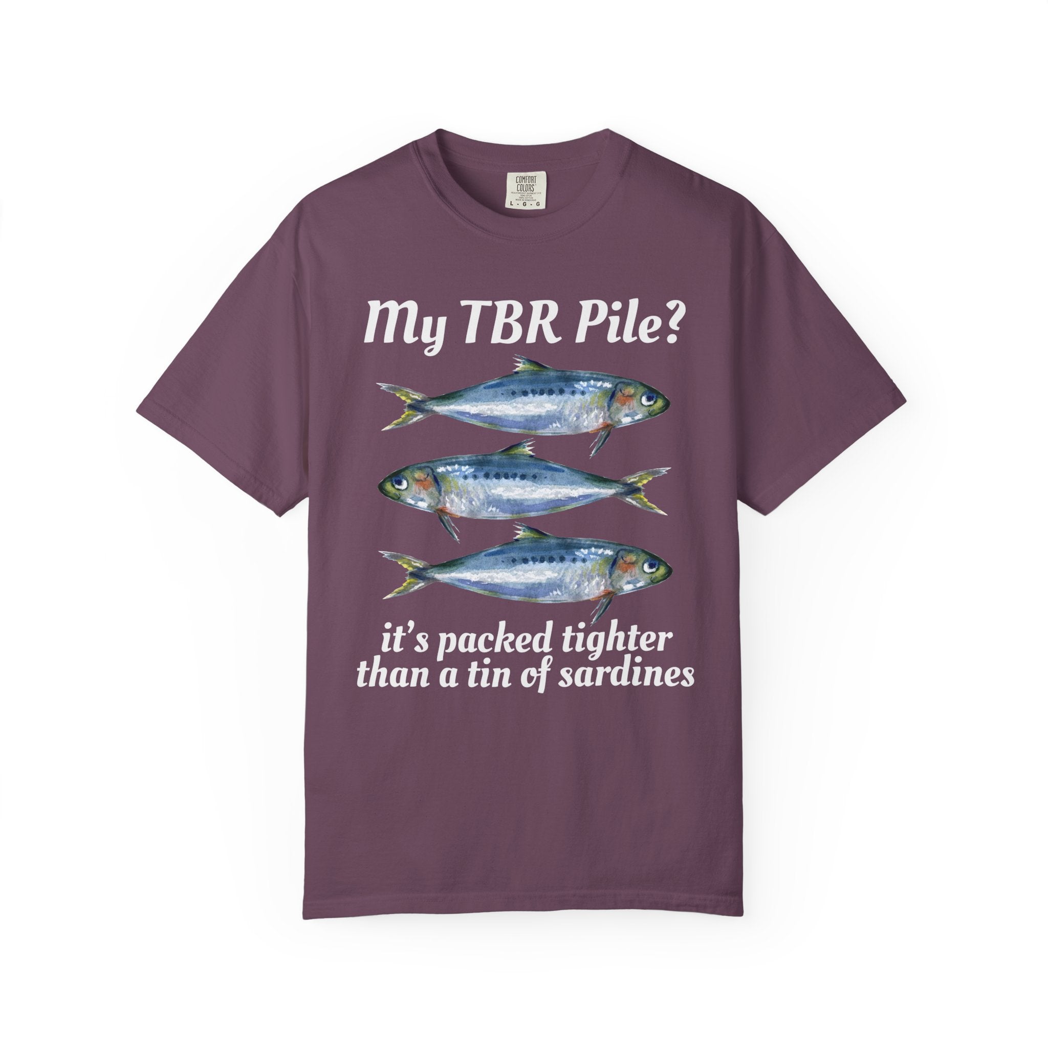 Funny Book Lover Gift Idea for Reader Who Loves Sardines or Fishing, Cute Reading or High School English Teacher, Literature Professor Gift - Opal and June