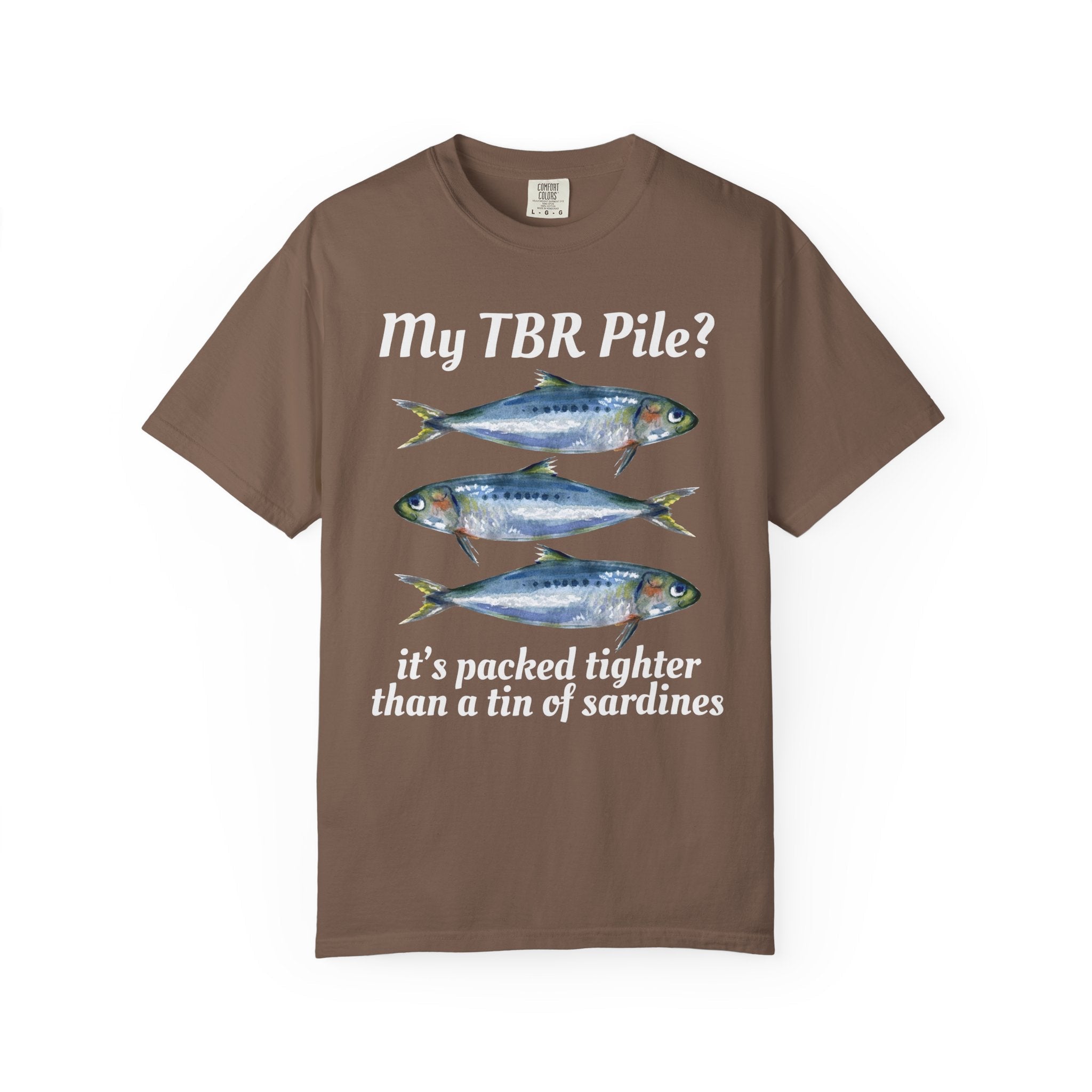 Funny Book Lover Gift Idea for Reader Who Loves Sardines or Fishing, Cute Reading or High School English Teacher, Literature Professor Gift - Opal and June