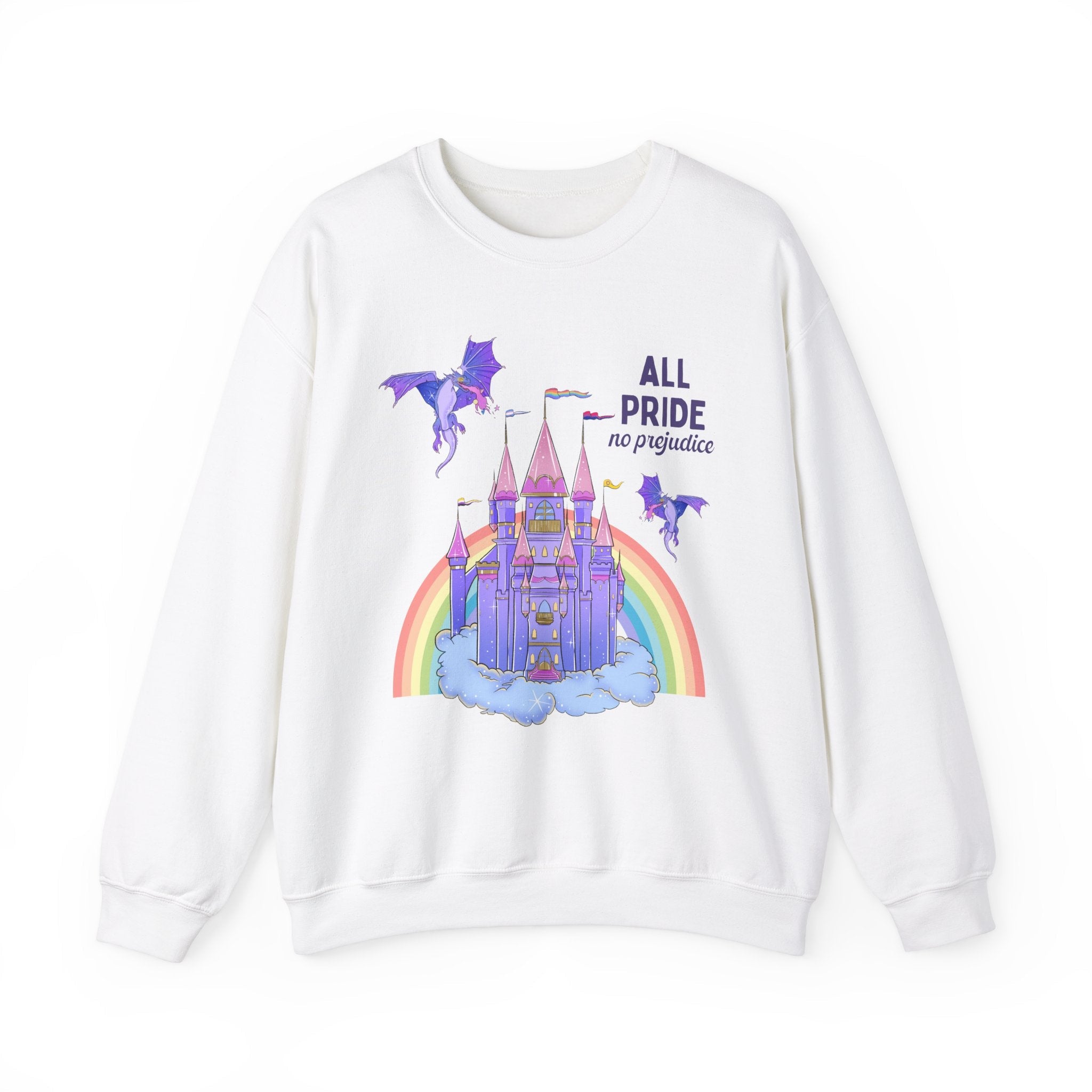 Funny Bookish Sweatshirt with Castle - Opal and June