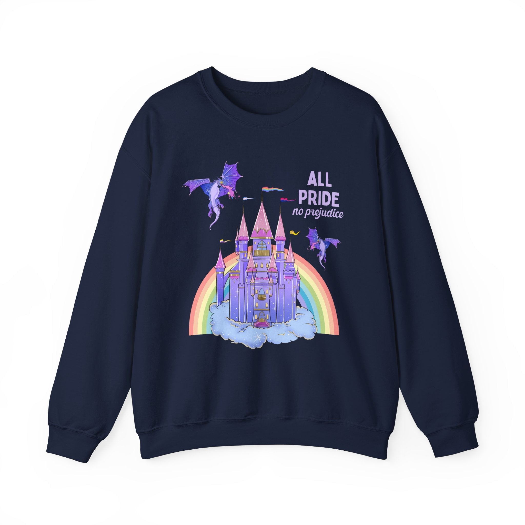 Funny Bookish Sweatshirt with Castle - Opal and June