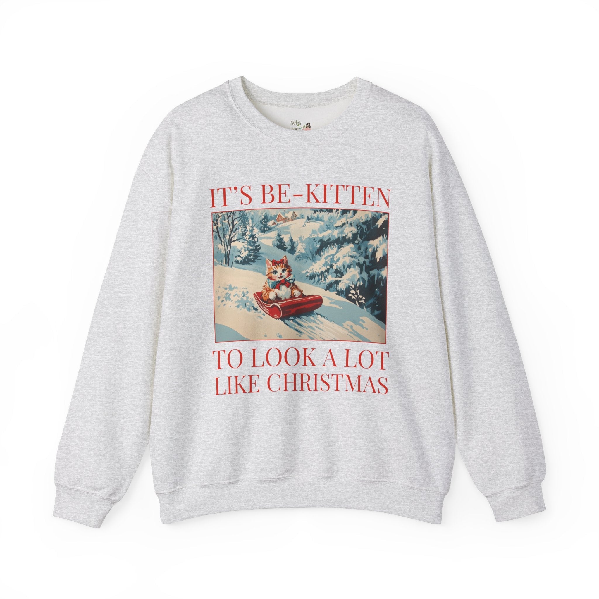 Funny Christmas Cat Lover Sweatshirt - Opal and June