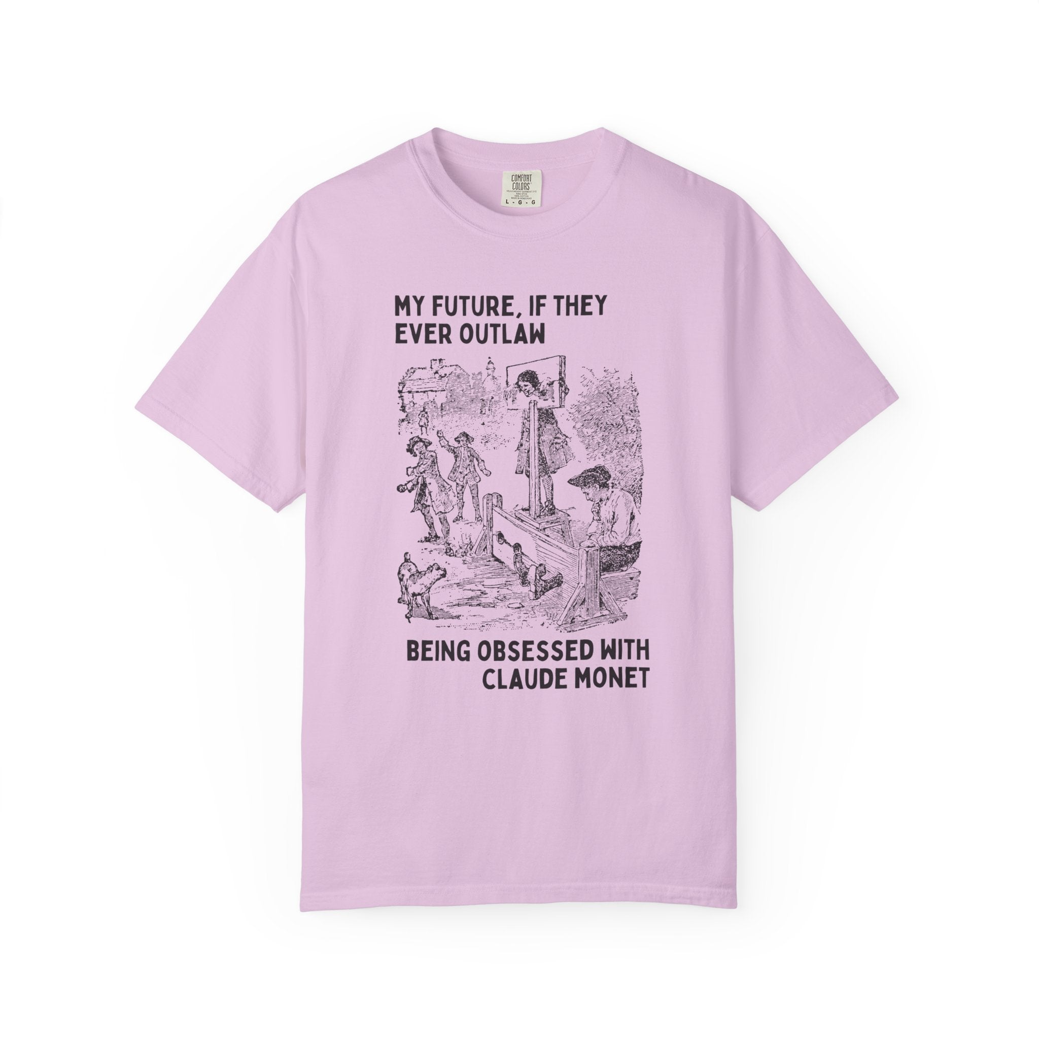 Funny Claude Monet Tee Shirt for Friend Who Loves 19th Century Impressionist Art, Silly Art Historian Gift for Humanites Major or Professor - Opal and June