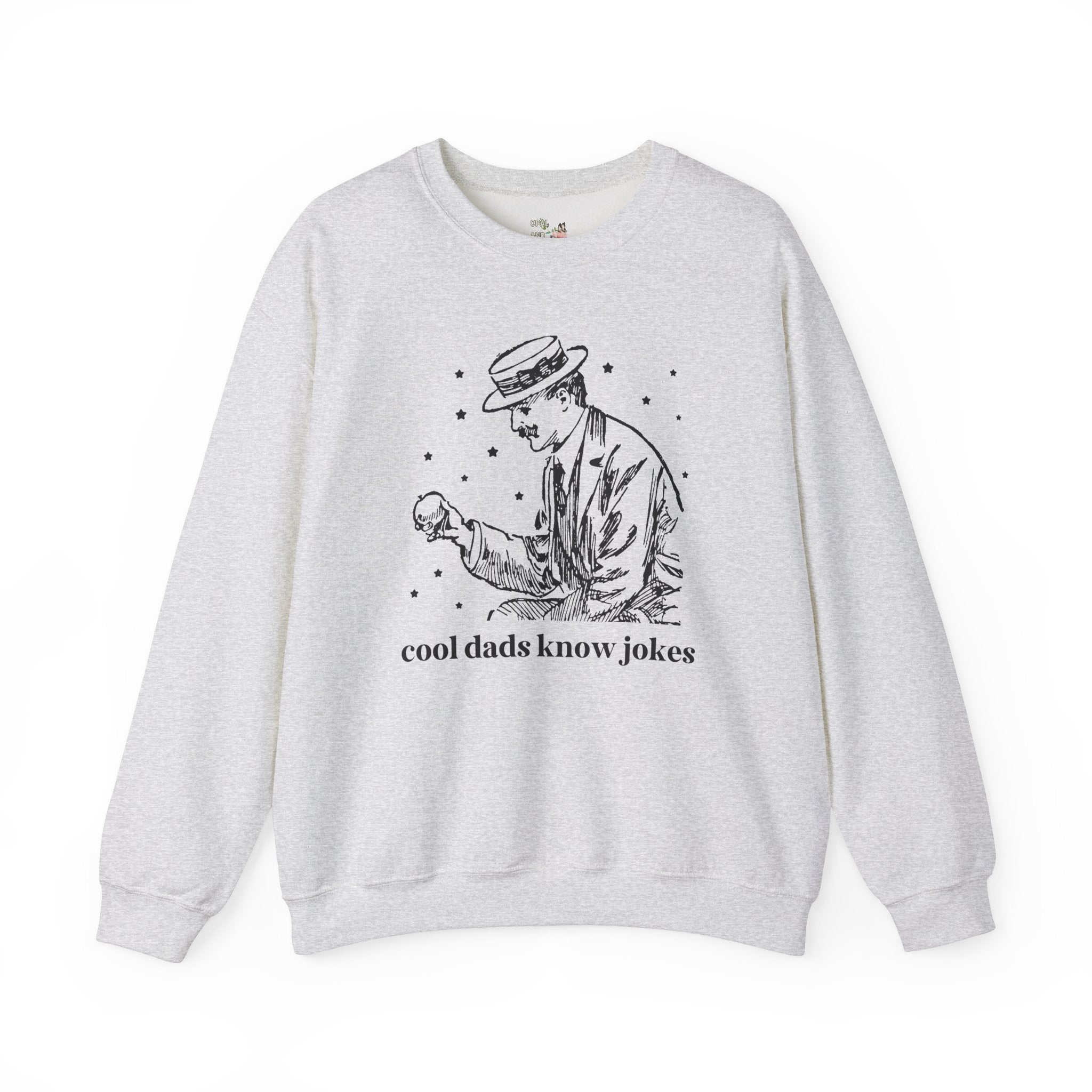 Funny Father's Day Gift for Silly Dad or Grandpa: Cool Dads Know Jokes, Funny Saying Shirt with Stars, Gift for Husband, Y2K Aesthetic - Opal and June