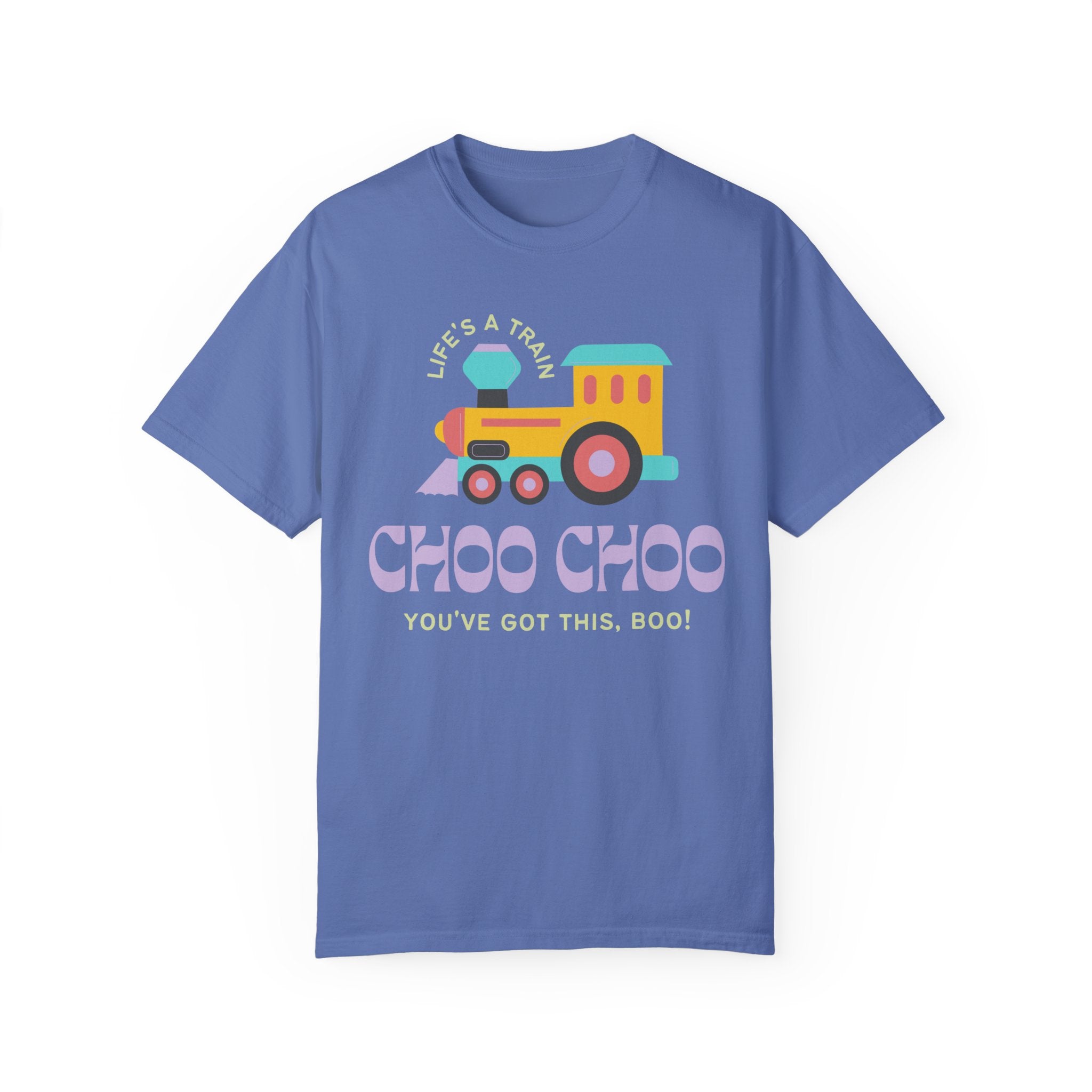 Funny Father's Day Gift, Ridiculous and Funny Shirt for Train Lover: You've Got This, Boo! | Gift for Dad Who Loves Trains and Dad Humor, Optimistic Retro Train Tee - Opal and June