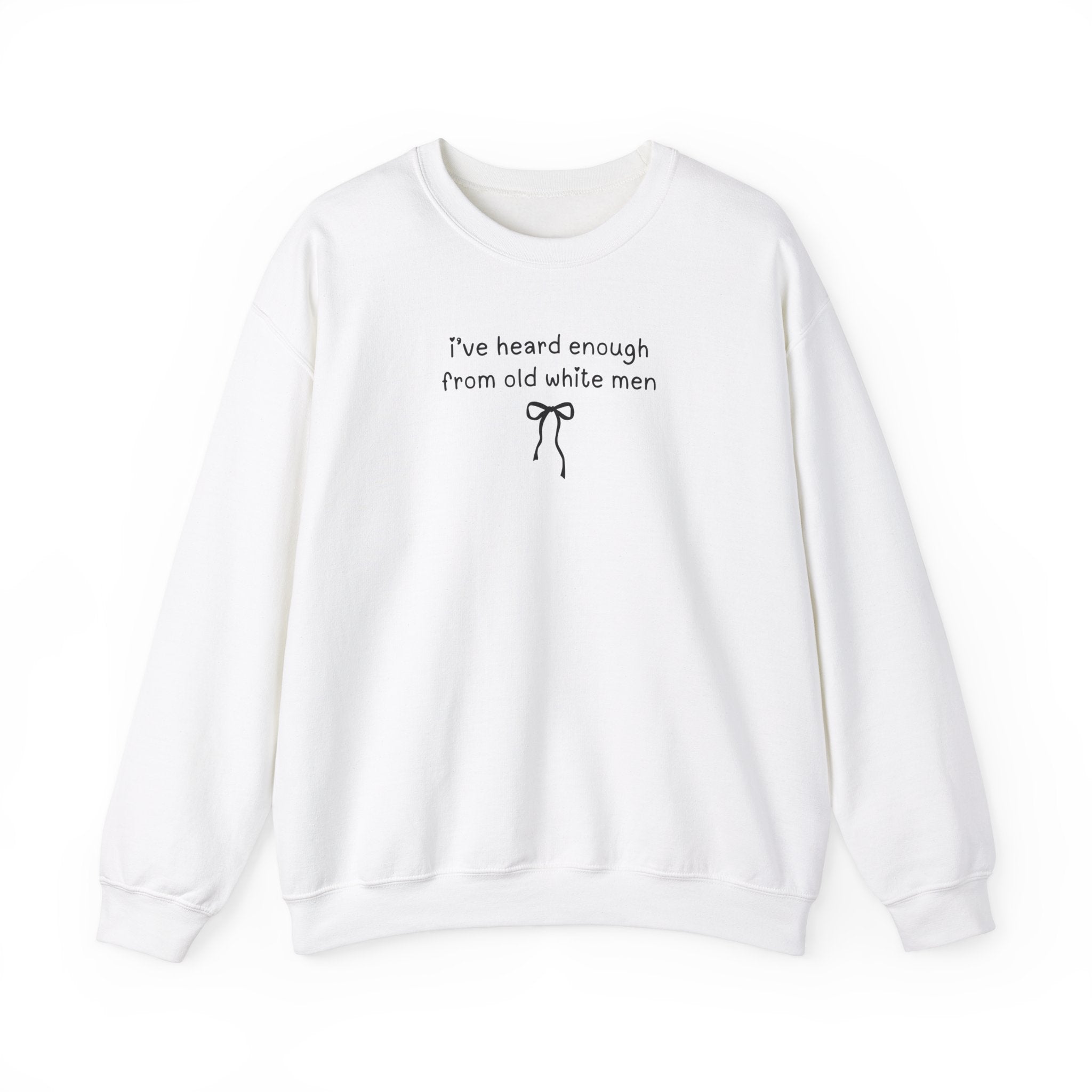 Funny Feminist Sweatshirt with Cute Bow - Opal and June