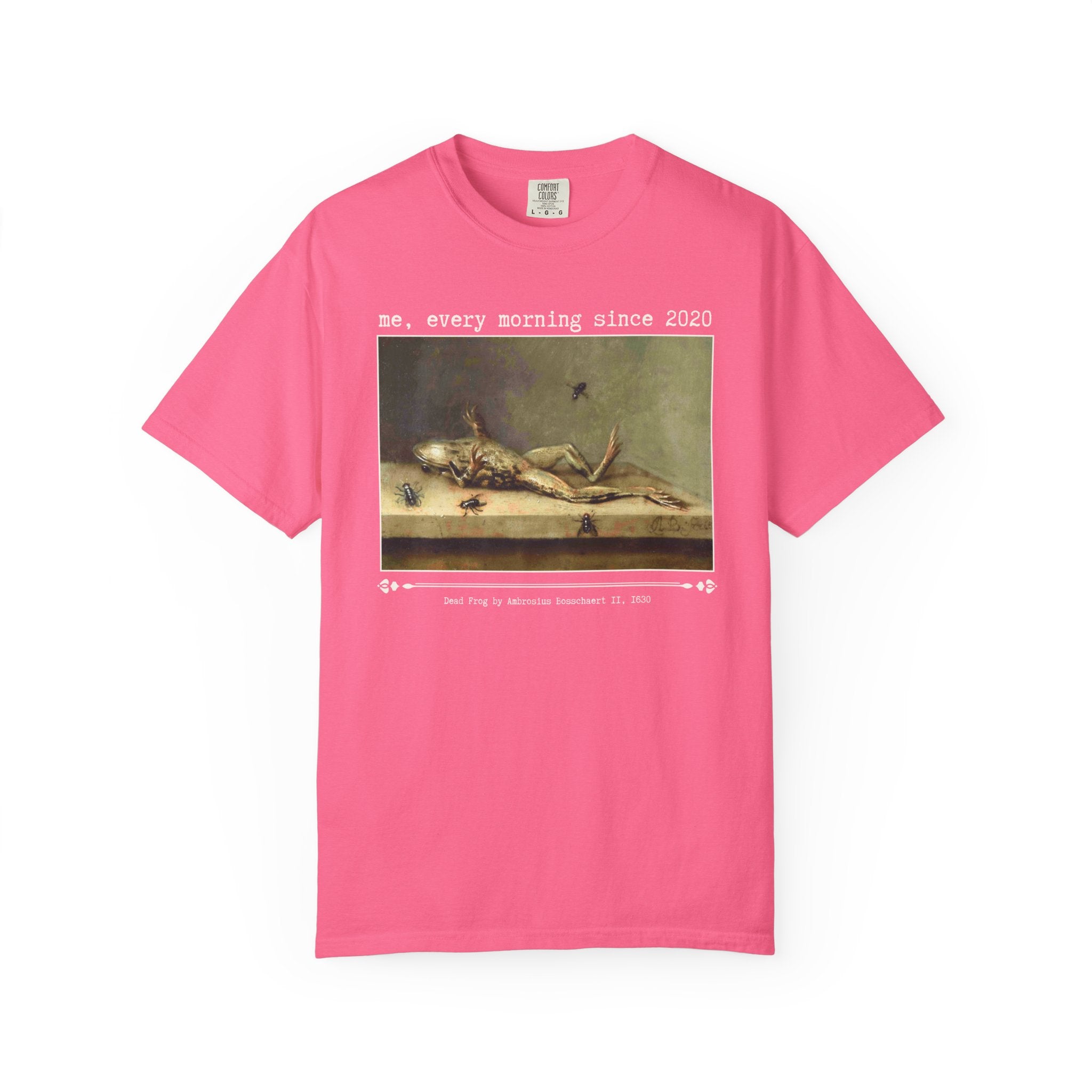 Funny Frog Lover T-Shirt, Friend Who is Tired of this Timeline, Leftist Goblincore Animal Lover T, Famous Painting, Ambrosius Bosschaert II - Opal and June