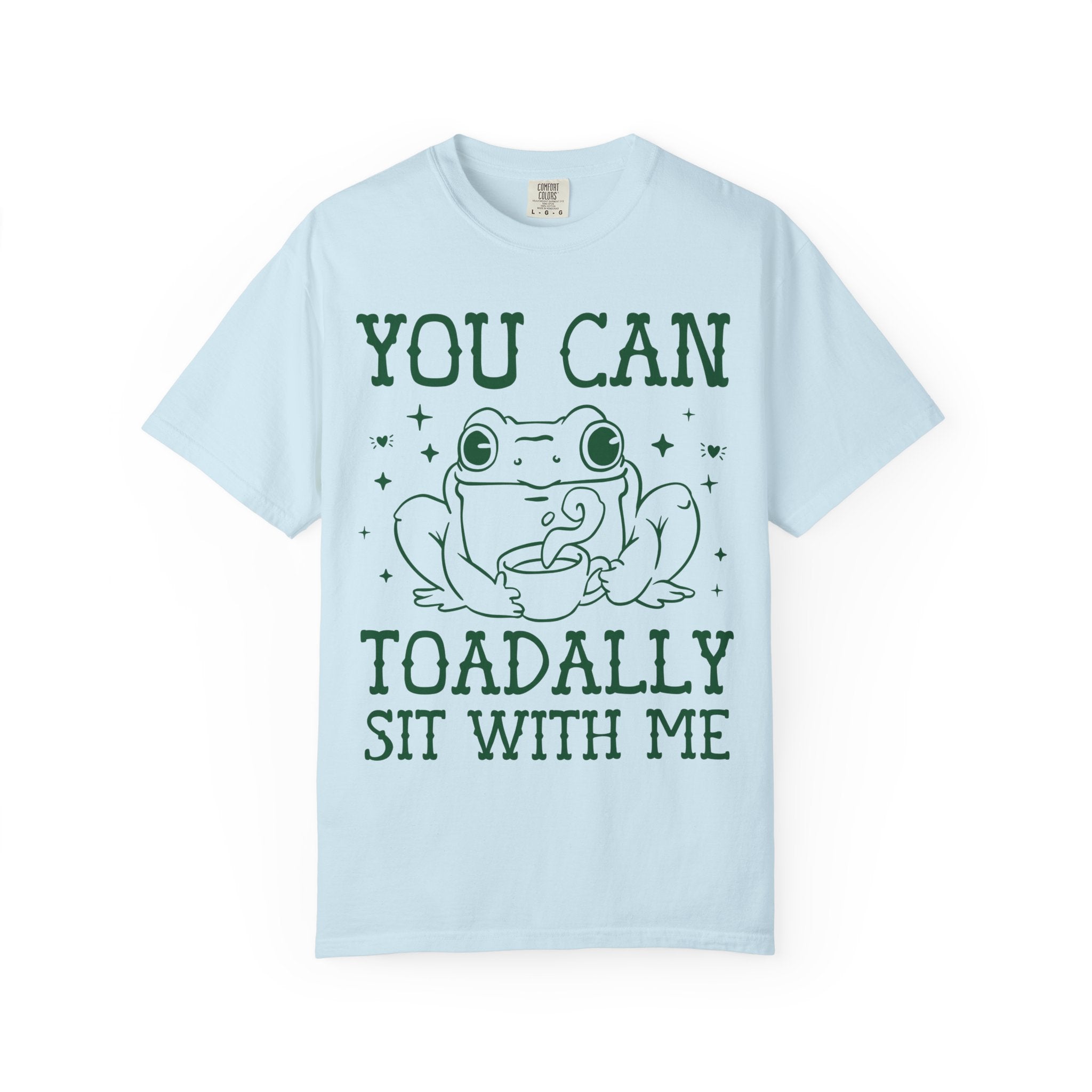 Funny Frog Lover Tee with Positive Affirmation, Cute Animal Lover T-Shirt for Coffee Lover, Nostalgic 90s or Early 2000s Aesthetic Frog Tee - Opal and June