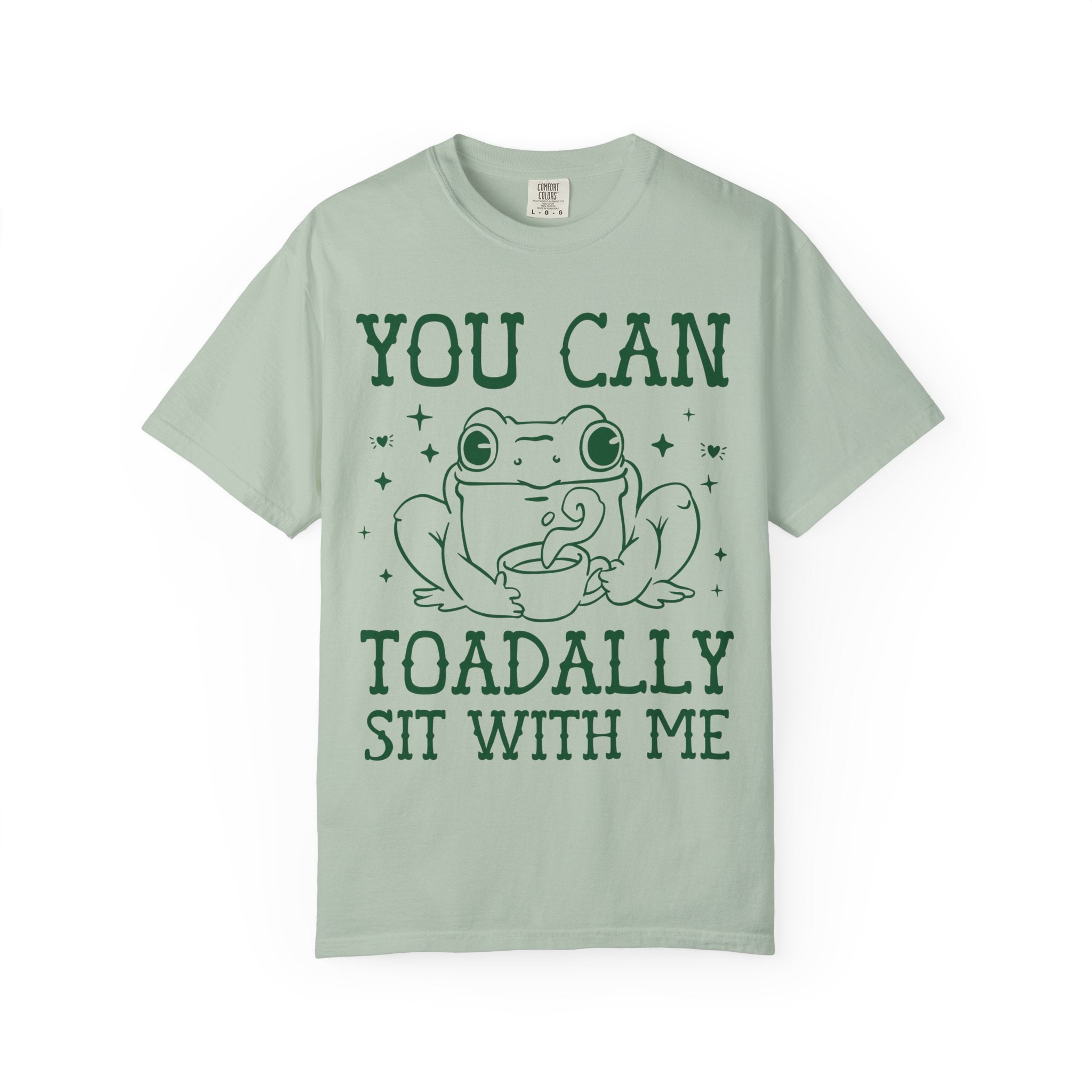 Funny Frog Lover Tee with Positive Affirmation, Cute Animal Lover T-Shirt for Coffee Lover, Nostalgic 90s or Early 2000s Aesthetic Frog Tee - Opal and June
