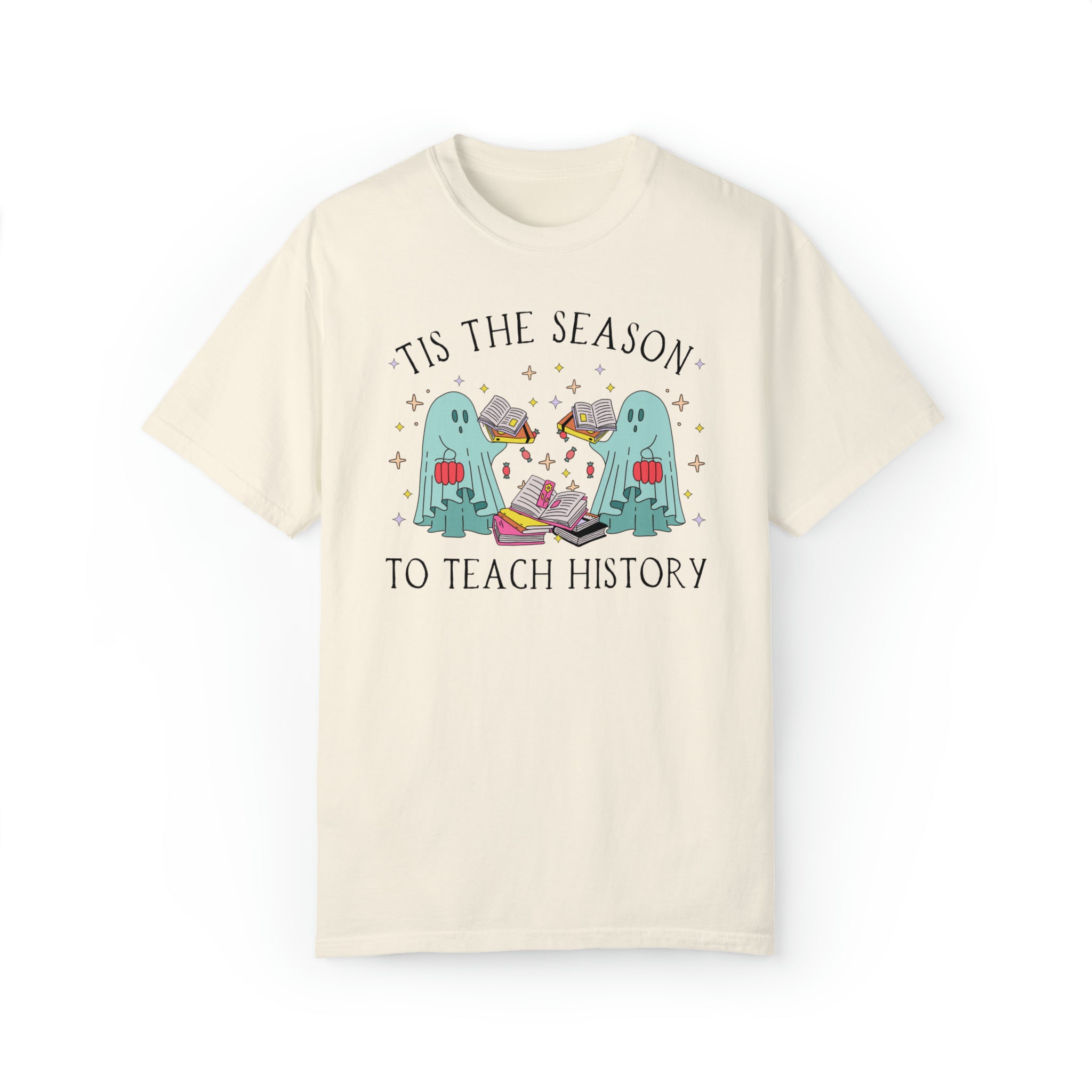 Funny Halloween Tee Shirt for History Teacher: Tis the Season To Teach History - Opal and June