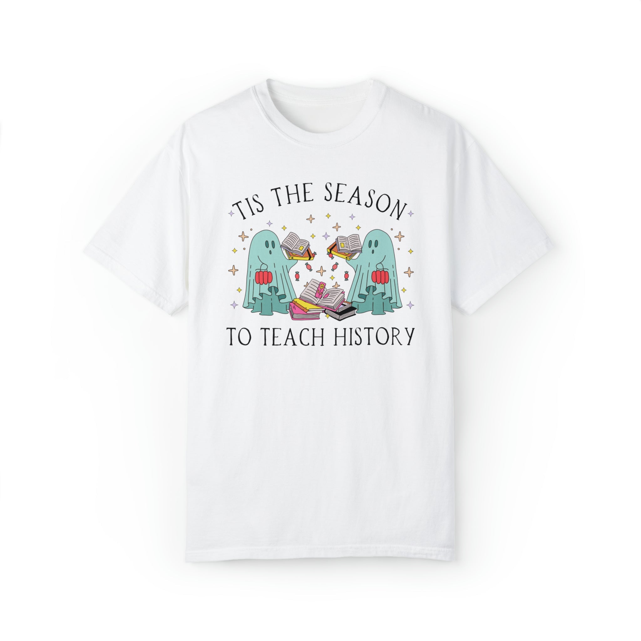 Funny Halloween Tee Shirt for History Teacher: Tis the Season To Teach History - Opal and June
