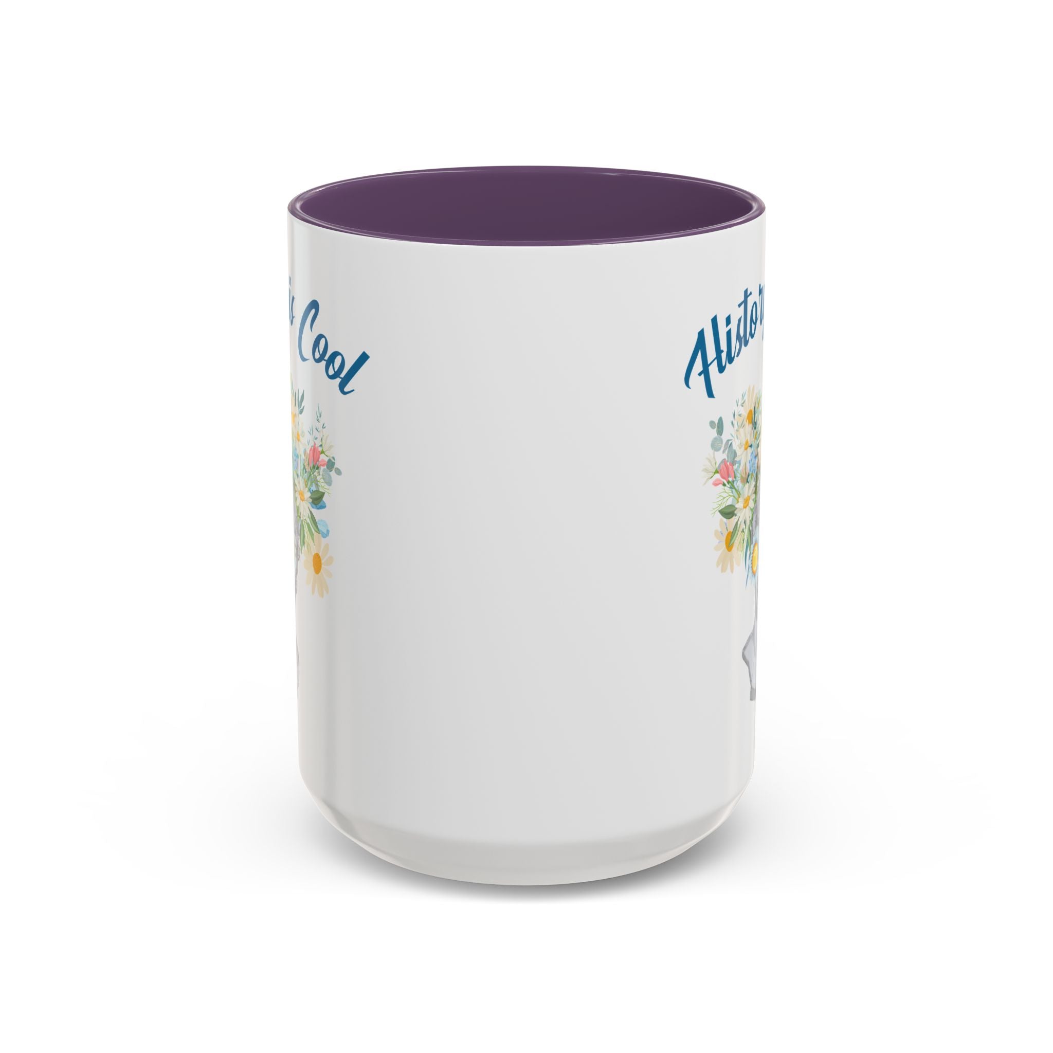 Funny History Coffee Mug for History Teacher: History is Cool, Social Studies Gift,History Professor Teacher Appreciation Gift, Floral Whimsigoth Mug - Opal and June
