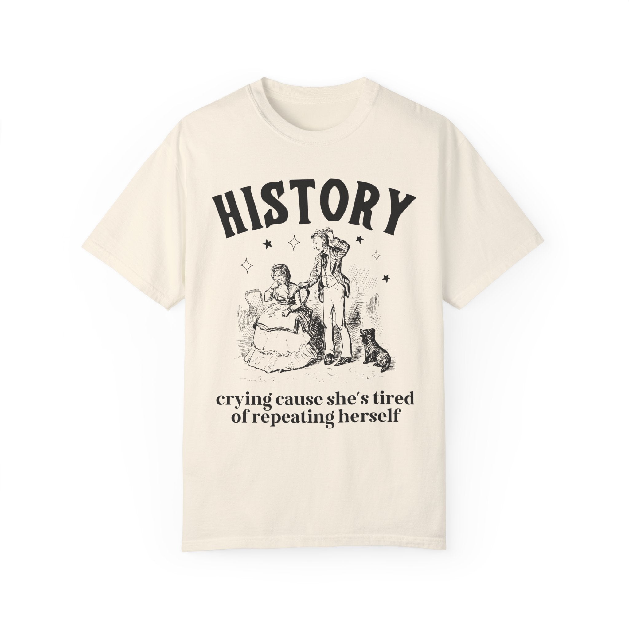Funny History Teacher Tee Shirt for History Buff, Cute Women's History T-Shirt for History Major, Social Studies Teacher Middle School Tee - Opal and June