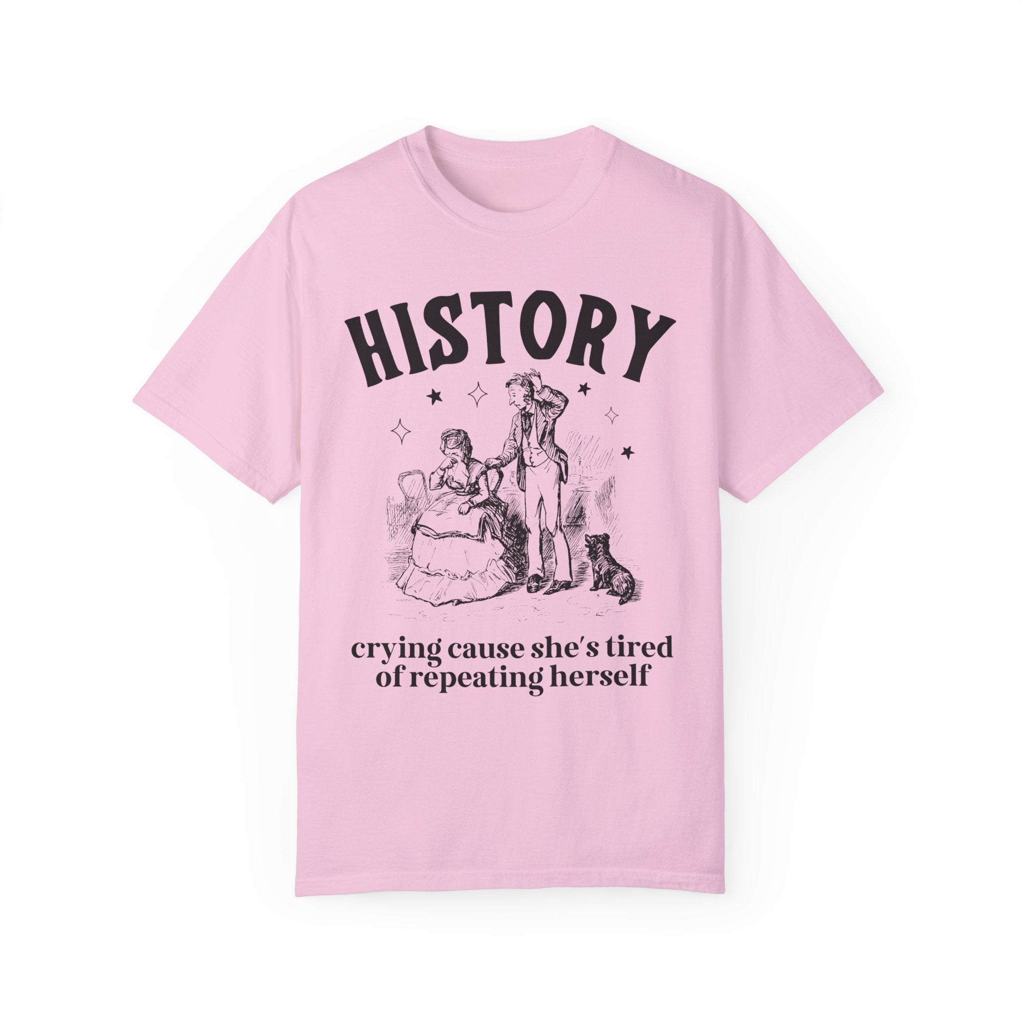 Funny History Teacher Tee Shirt for History Buff, Cute Women's History T-Shirt for History Major, Social Studies Teacher Middle School Tee - Opal and June
