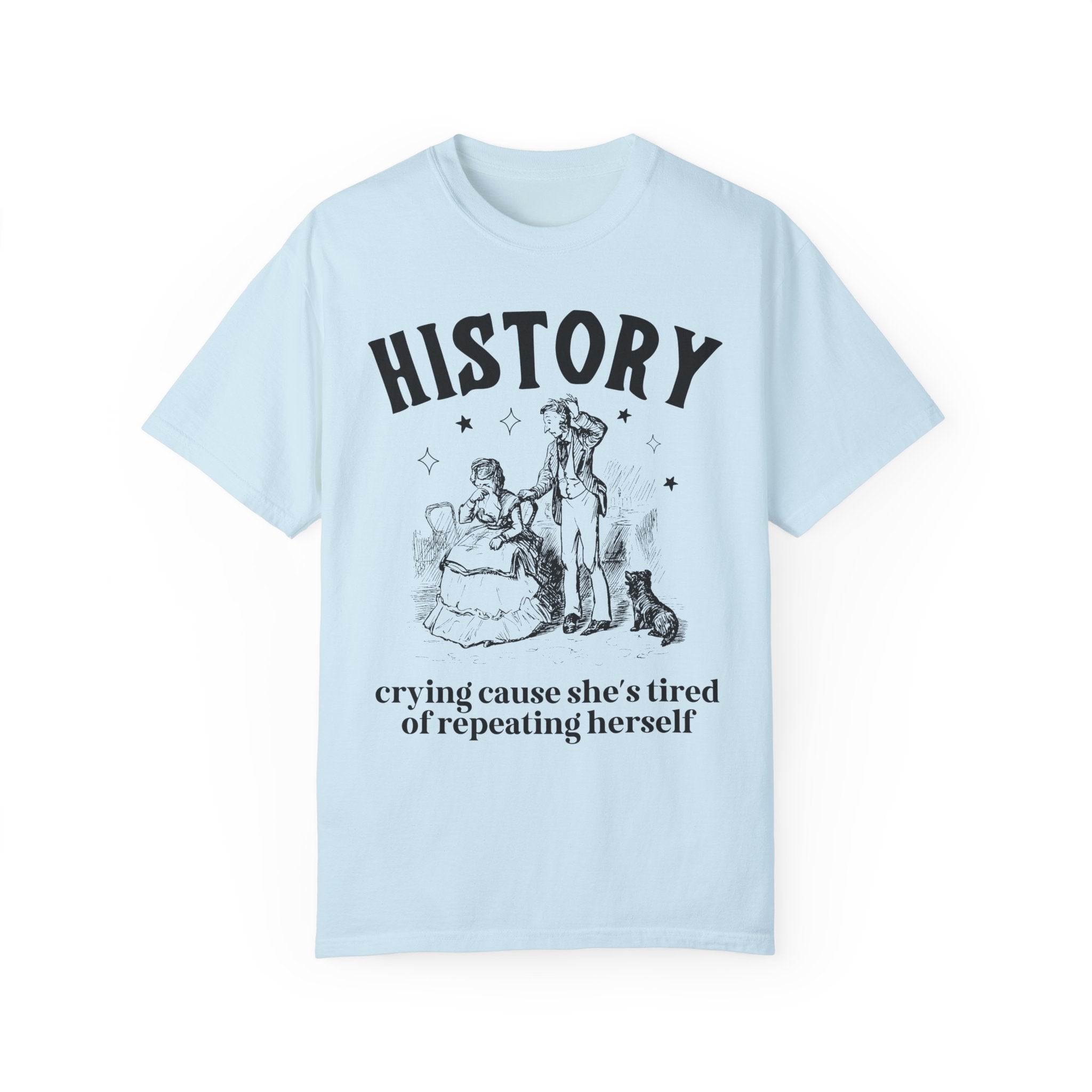 Funny History Teacher Tee Shirt for History Buff, Cute Women's History T-Shirt for History Major, Social Studies Teacher Middle School Tee - Opal and June