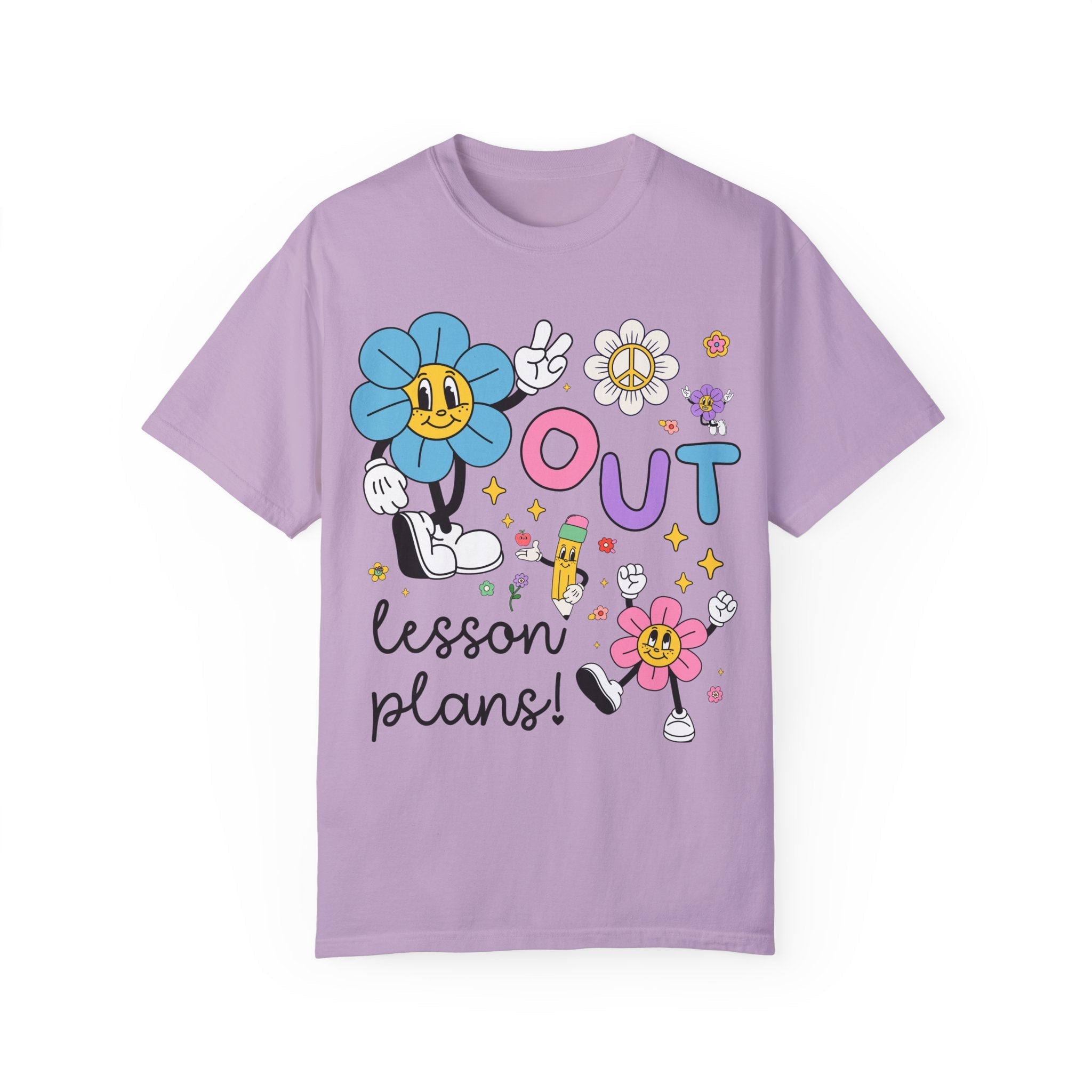 Funny Last Day of School Teacher Tee Shirt: Elementary Education Staff, Kindergarten Teacher Shirt, First Grade Crew, Matching Second Grade - Opal and June